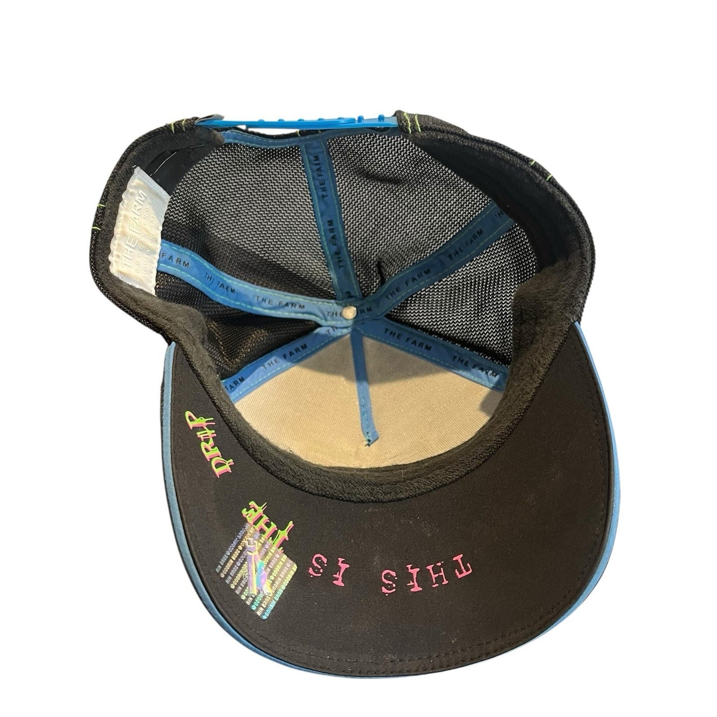 Goorin Bros The Farm Trucker hat “BUZZED” Drip Capsule, Black