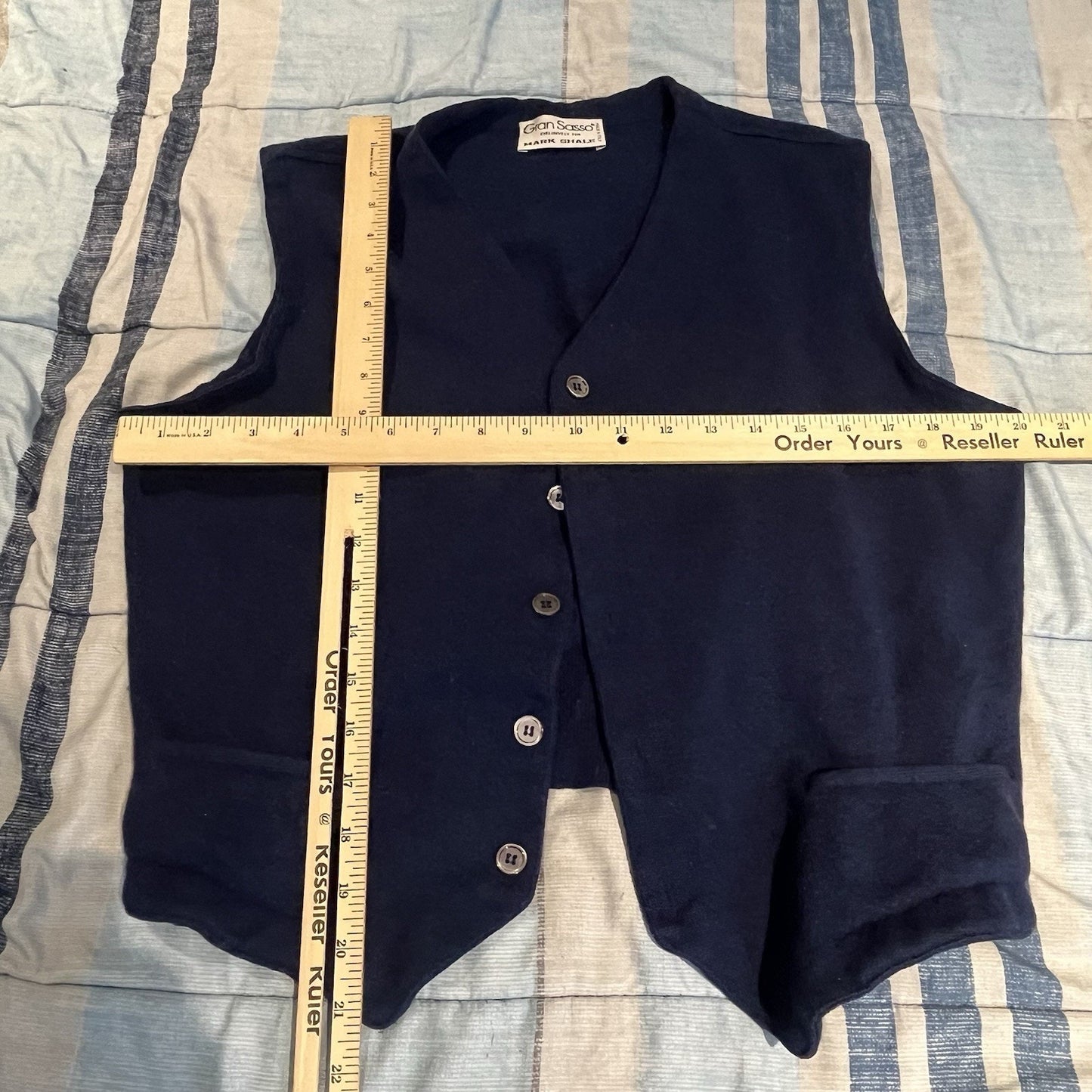 Gran Sasso women's XL 52 virgin wool made in Italy sweater vest