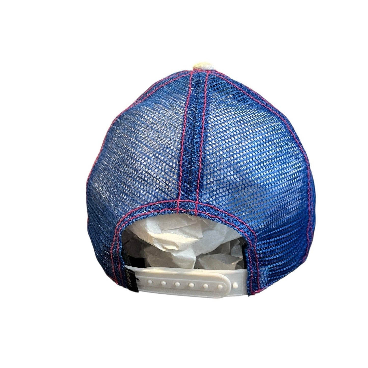 Goorin Bros Brothers The Farm Black Sheep Patch Snapback Trucker Hat Blue White