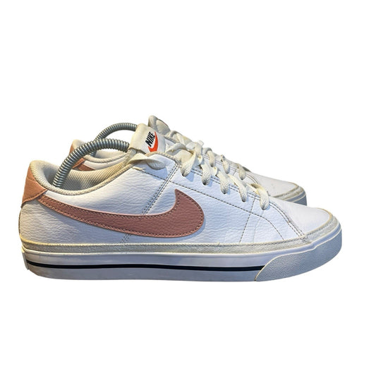 Woman's Nike Court Legacy White Rose Whisper DH3161-103. Size 11