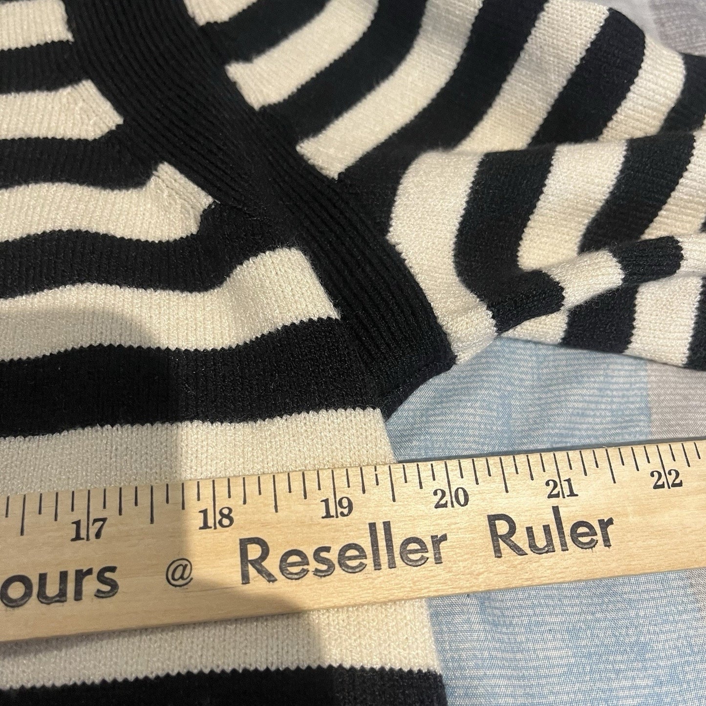 Lane Bryant women's 18/20 knit long sleeve striped sweater nwt