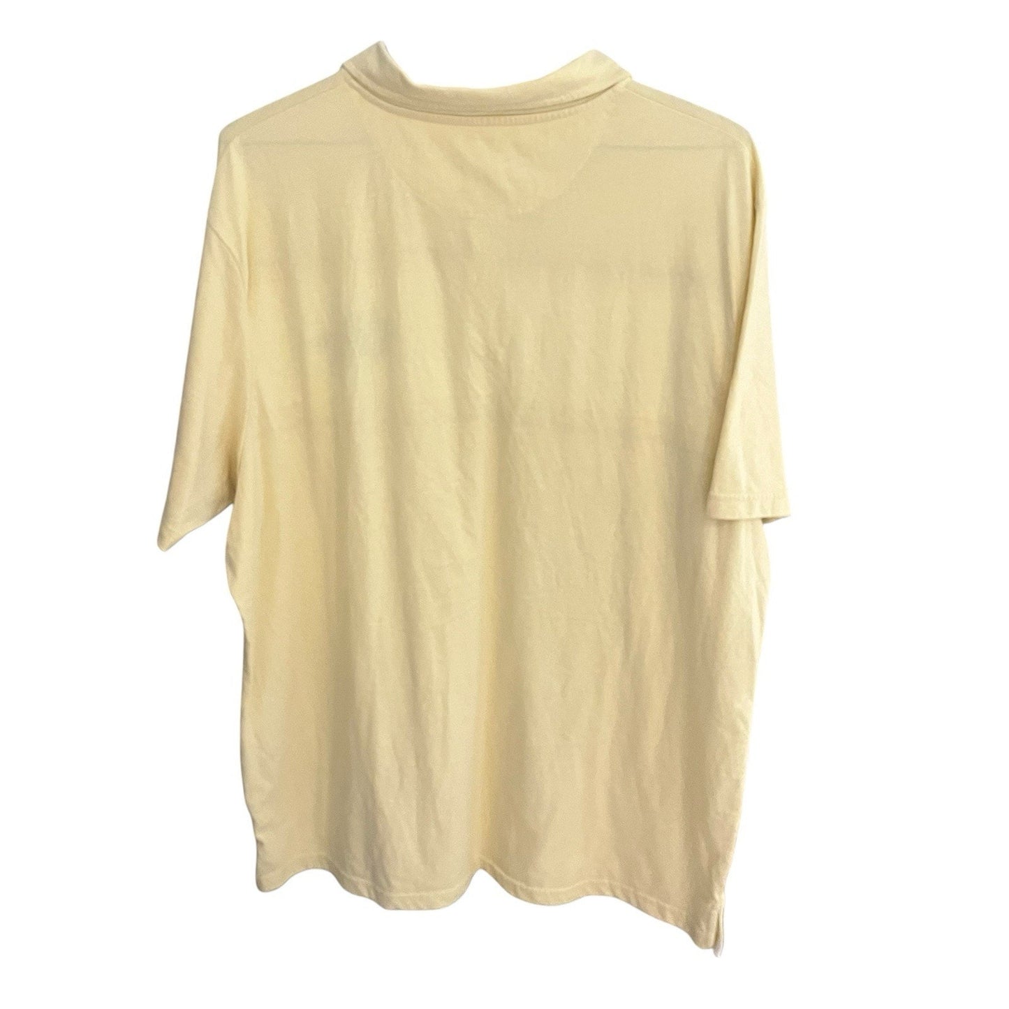 Colosseum Men's 3XL yellow embroidered Georgia Tech Yellow Jackets polo shirt