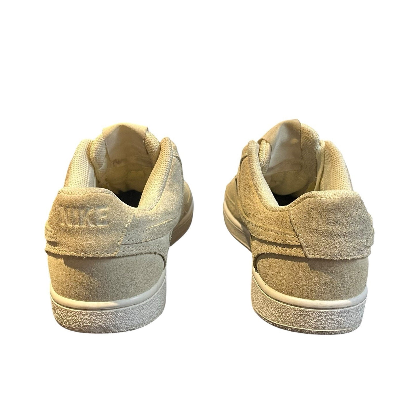 Nike Court Vision Low Beige Suede Sneakers Women's Shoes Size 10 DH0253-100