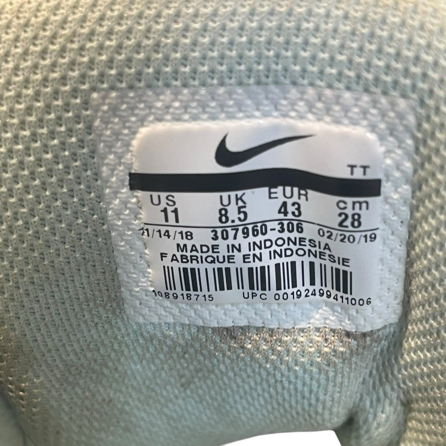 Nike Shoes Women's US 11 Air Max 95 'Teal Tint' White (307960-306)