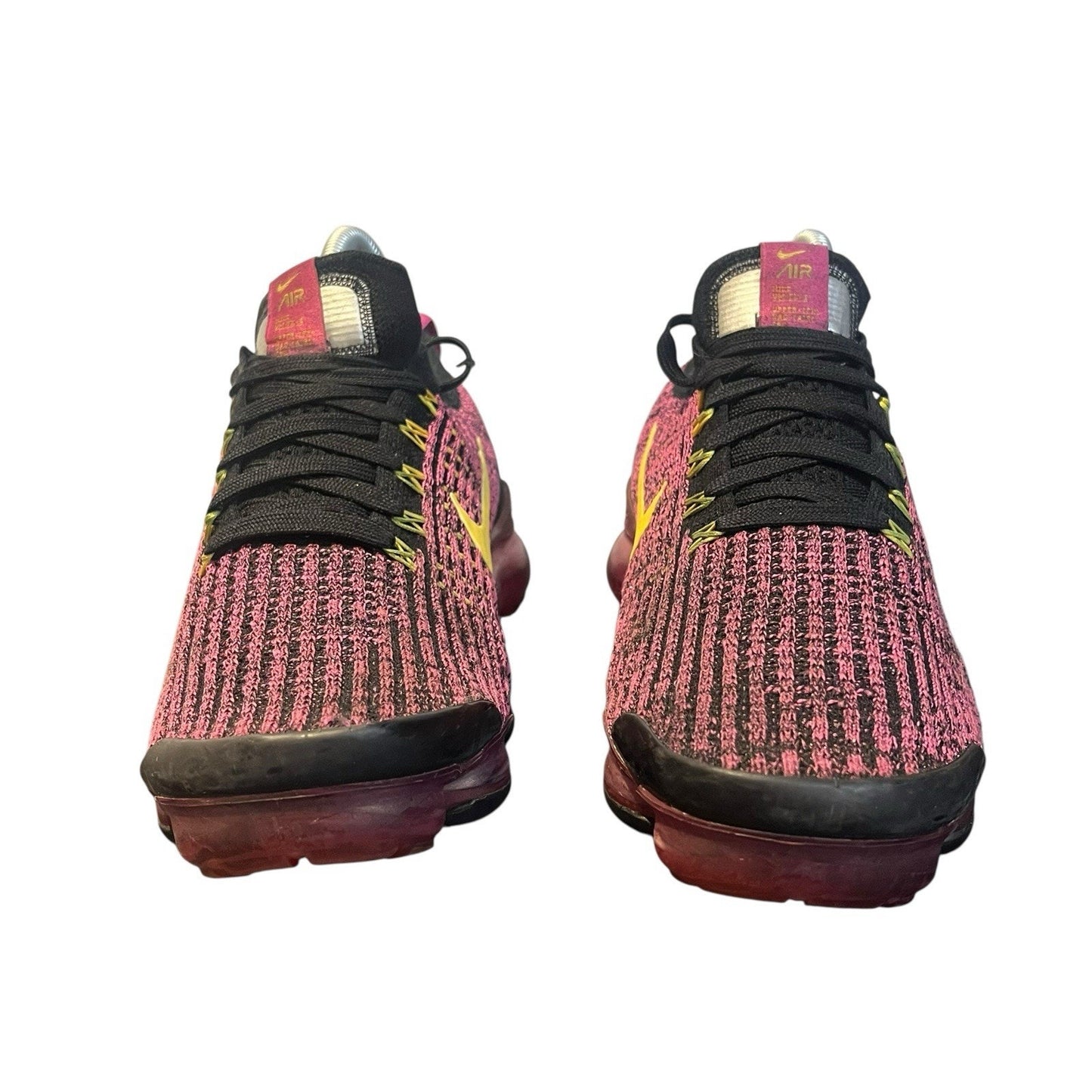Nike Air Vapormax Flyknit 3 Women's 7.5 Multicolor Black Pink Blast AJ6910-006