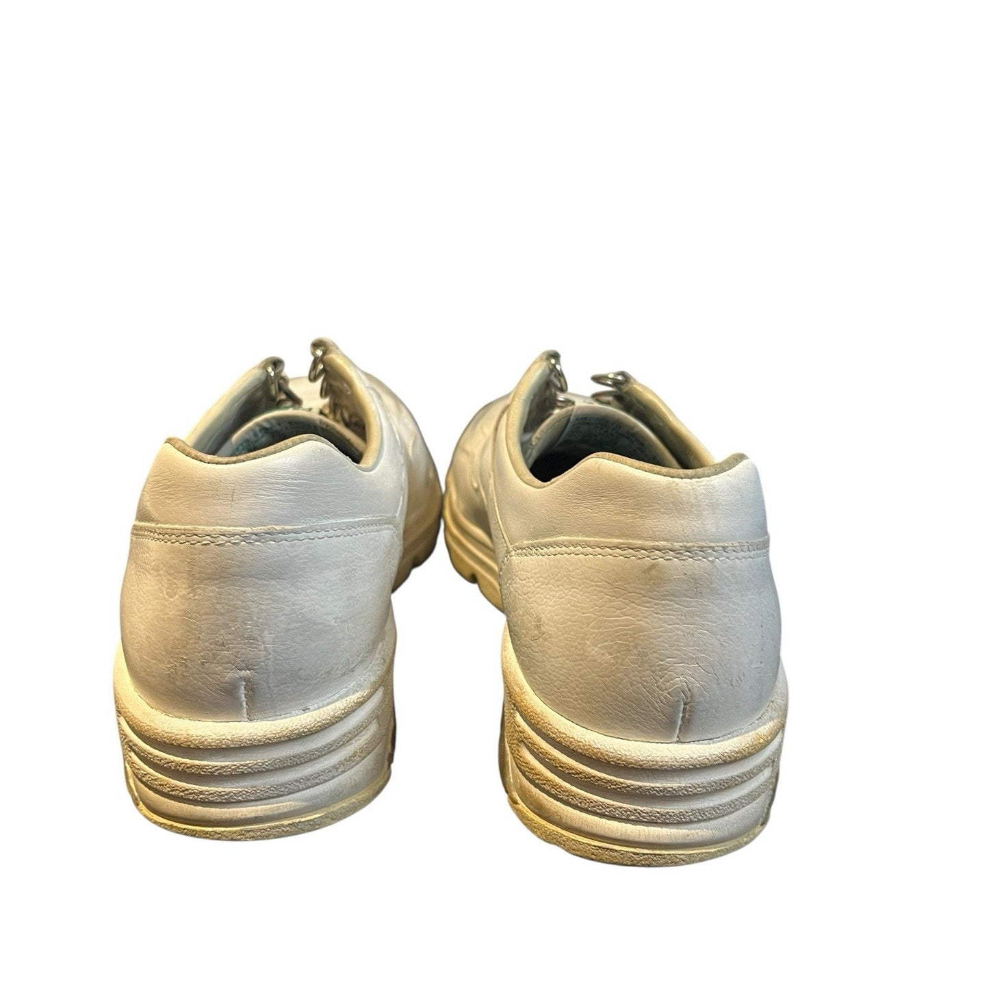 Mephisto RunOff Air Bag System White Leather Lace Up Shoes Women’s Sz 5 us