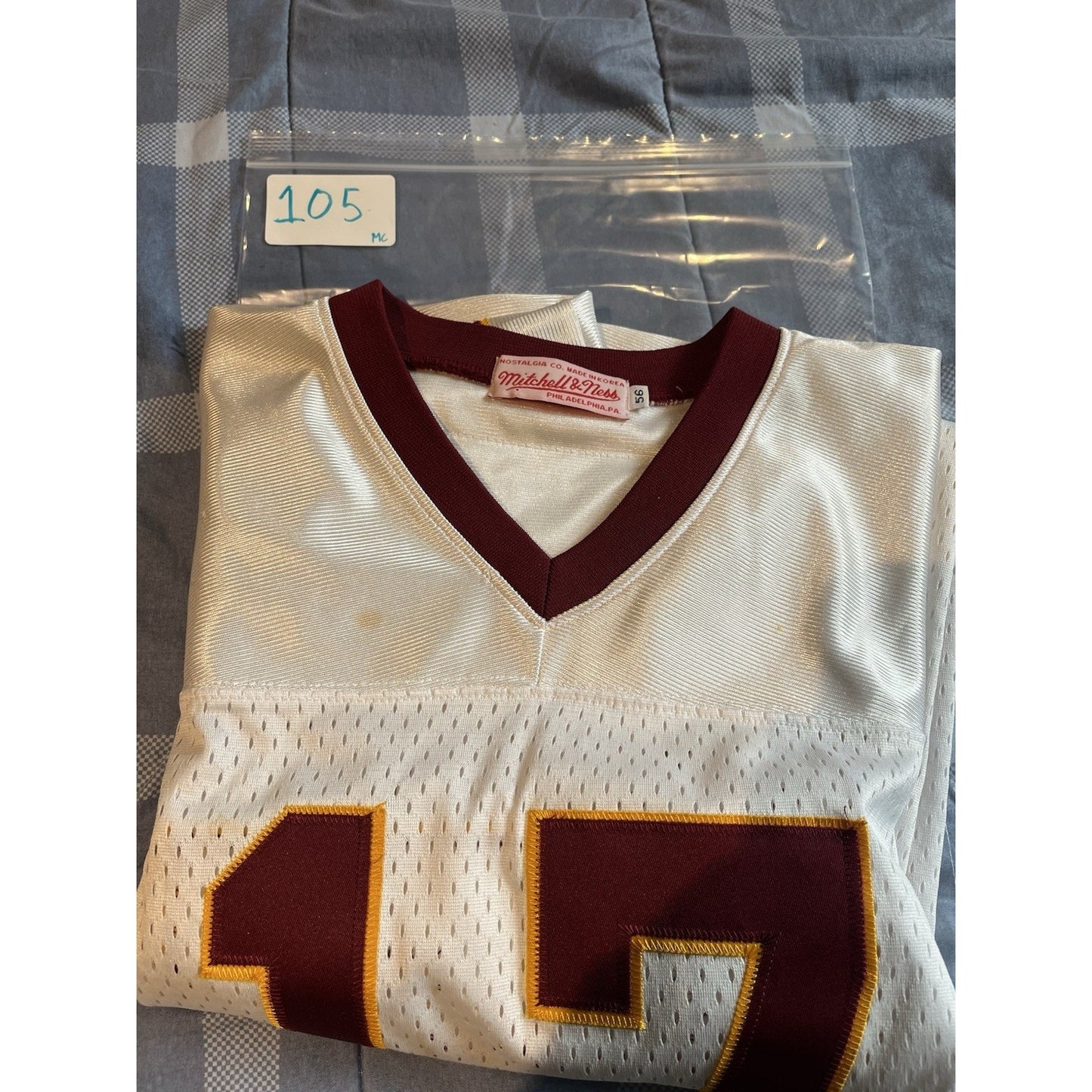 Vintage Mitchell & Ness Washington Redskins Williams #17 Jersey Sz 56/3XL VTG