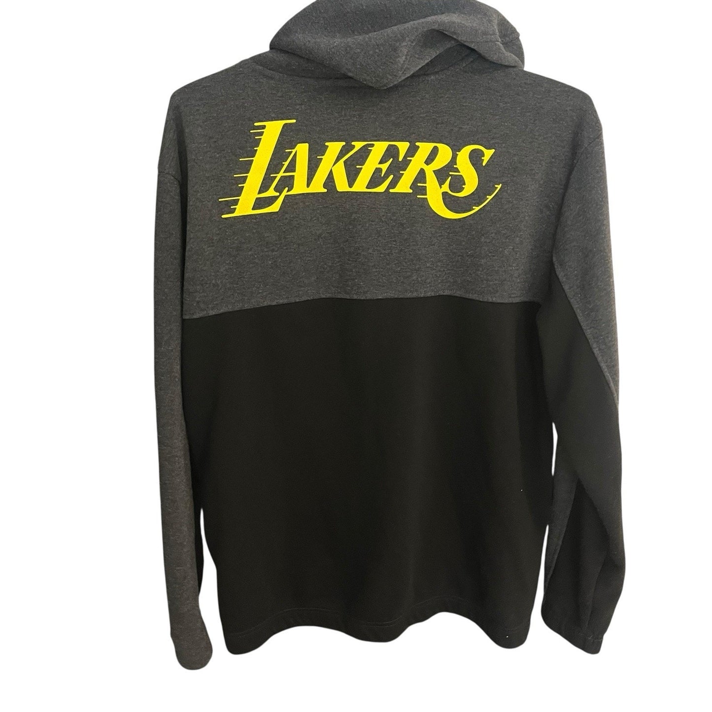 Unk Nba men's L Los Angeles Lakers full zip grey/purple hoodie