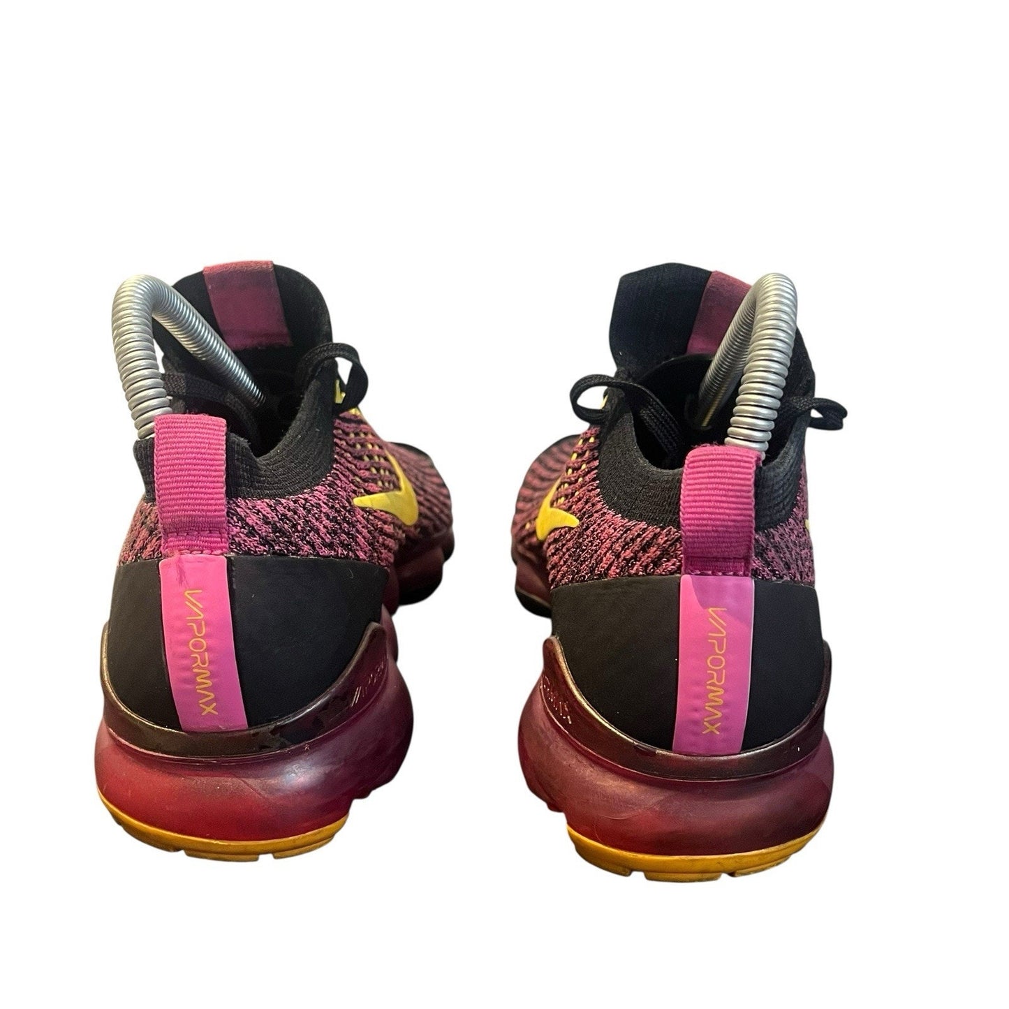 Nike Air Vapormax Flyknit 3 Women's 7.5 Multicolor Black Pink Blast AJ6910-006