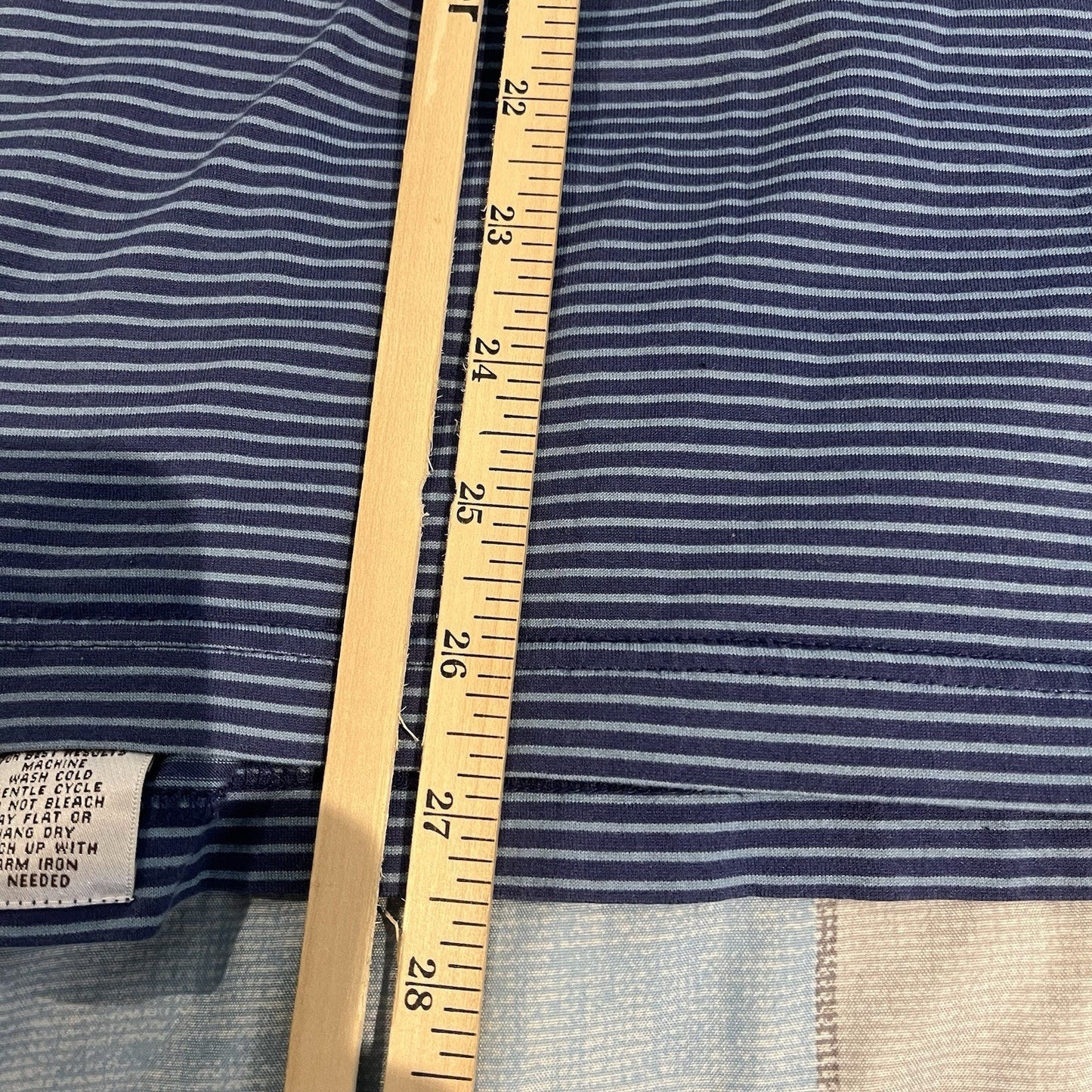 Peter Millar men's M striped polo shirt embroidered baltusrol golf club