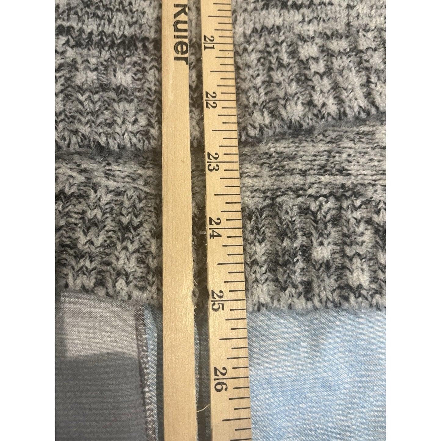 Banana Republic women's L lava grey zip sweater capelet wool/alpaca blend