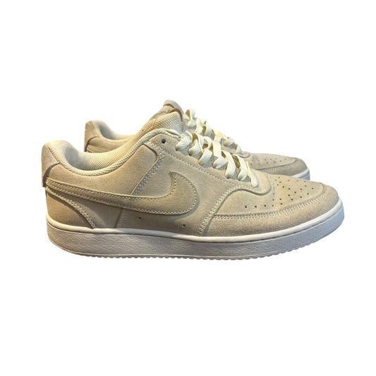 Nike Court Vision Low Beige Suede Sneakers Women's Shoes Size 10 DH0253-100