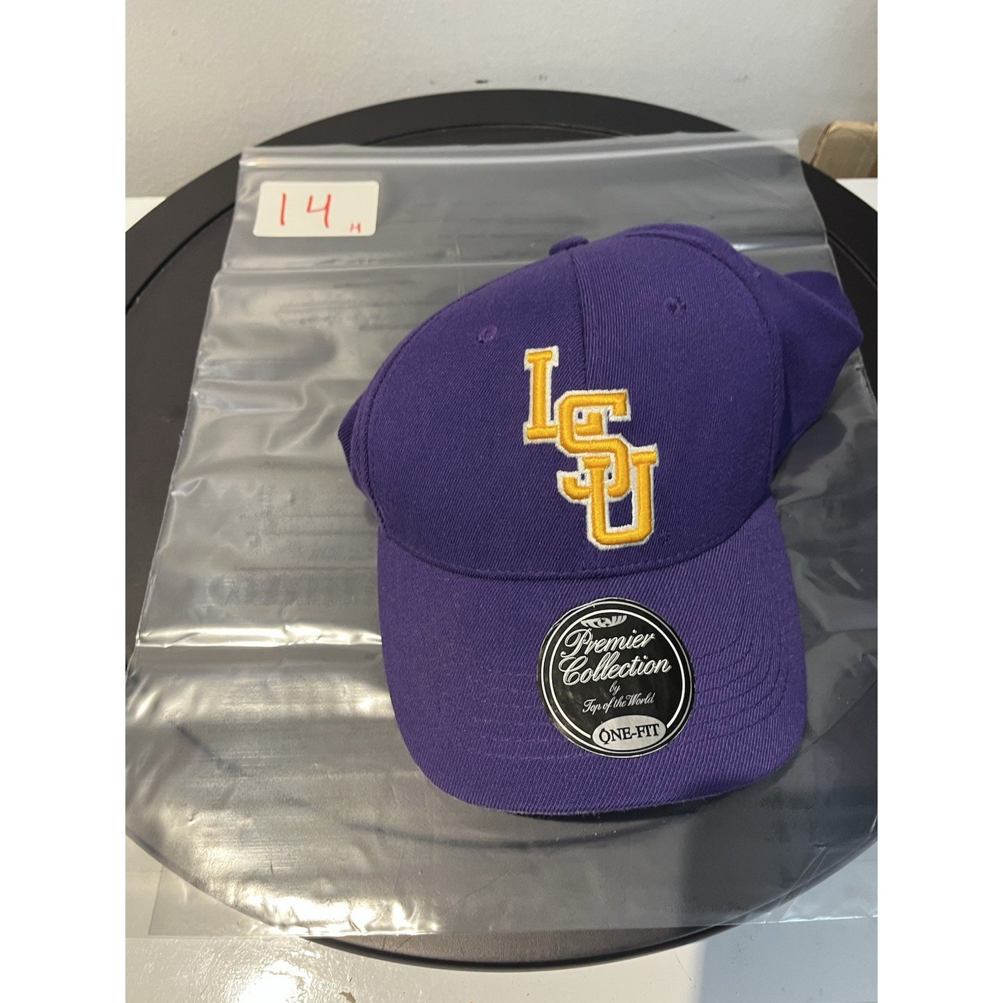Top Of The World Sz S/M LSU Tigers stretch hat