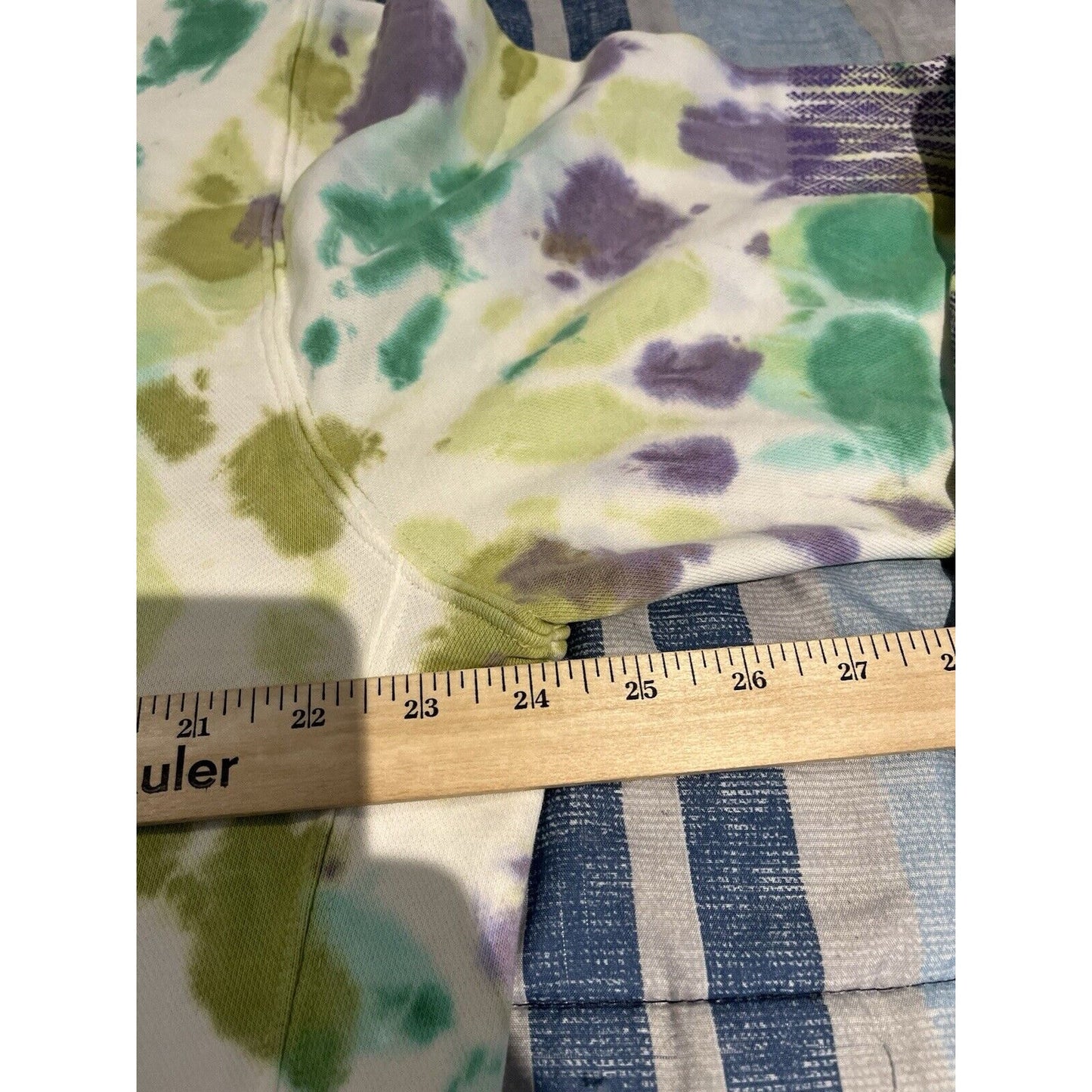 Nike mens L pullover hoodie sweatshirt sportswear club fleece Ice-Dye