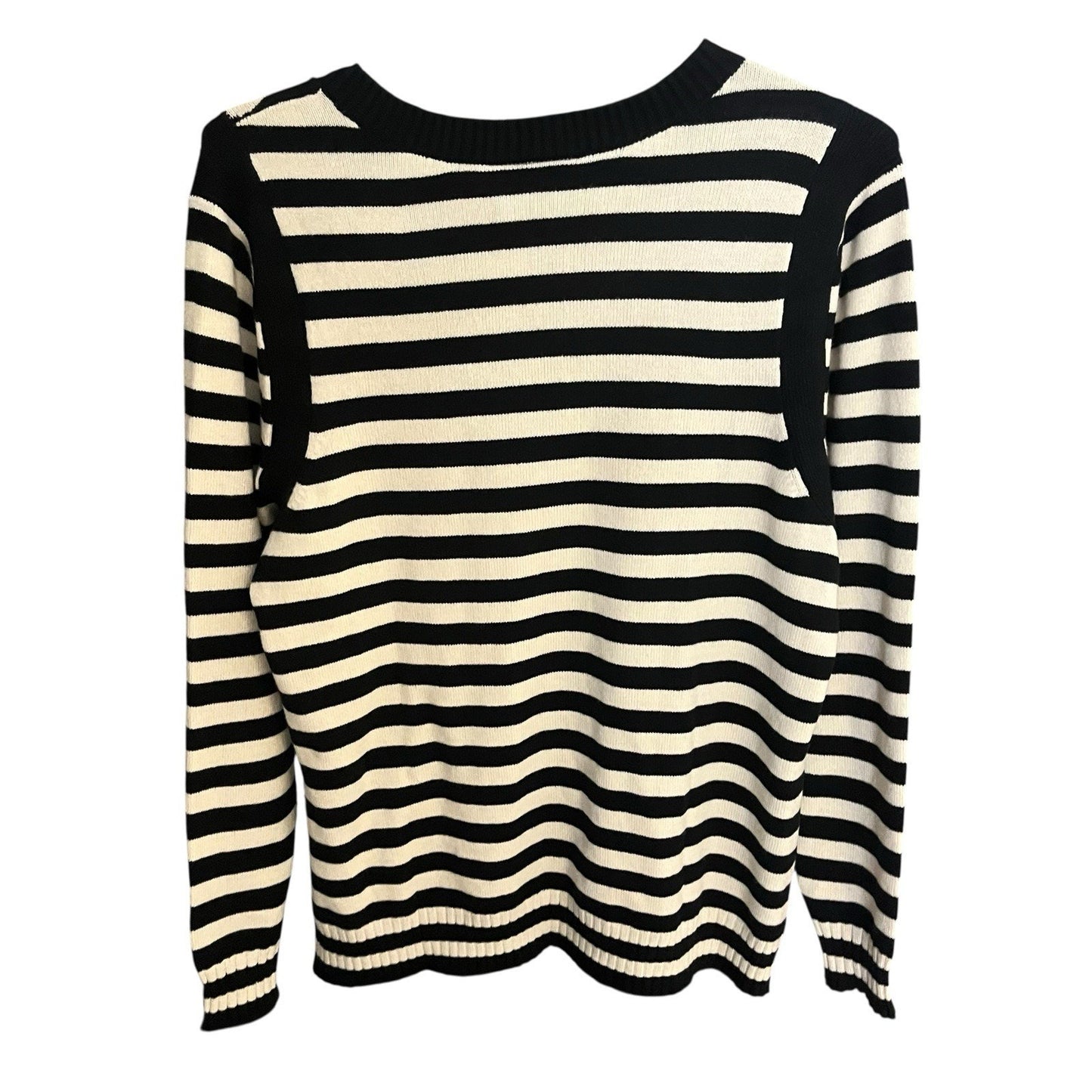 Lane Bryant women's 18/20 knit long sleeve striped sweater nwt