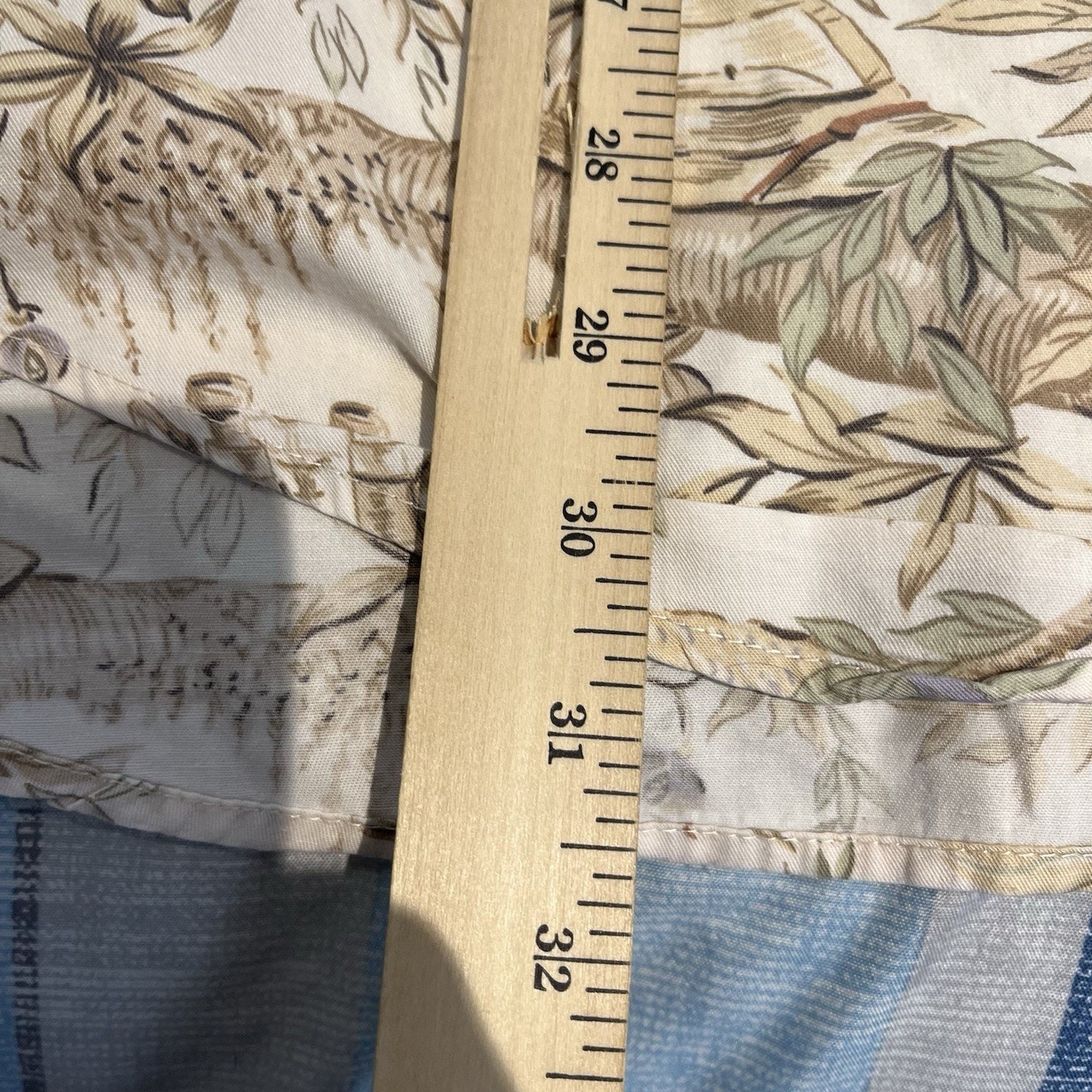 VTG Banana Republic Safari & Travel men's L button up all over print shirt