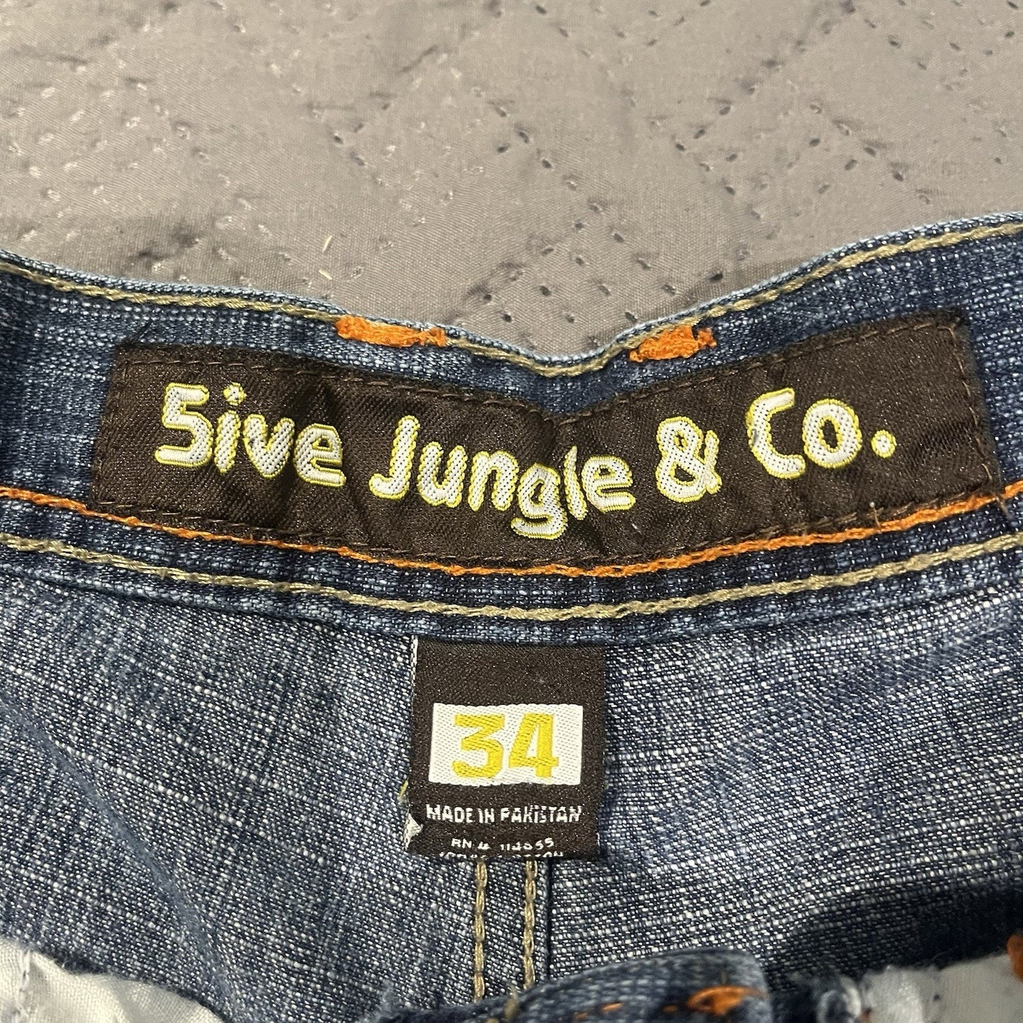 5ive Jungle Co y2k Men's 34 baggy jean's