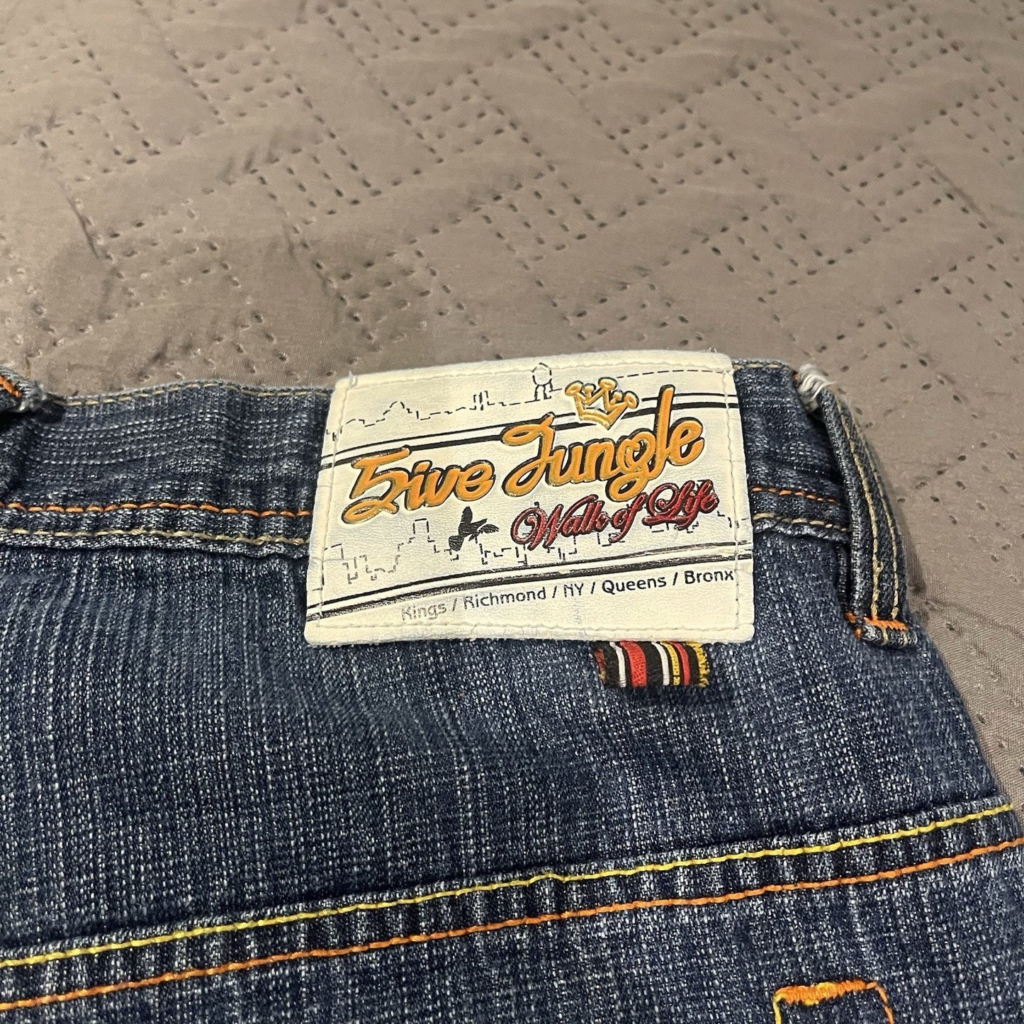 5ive Jungle Co y2k Men's 34 baggy jean's