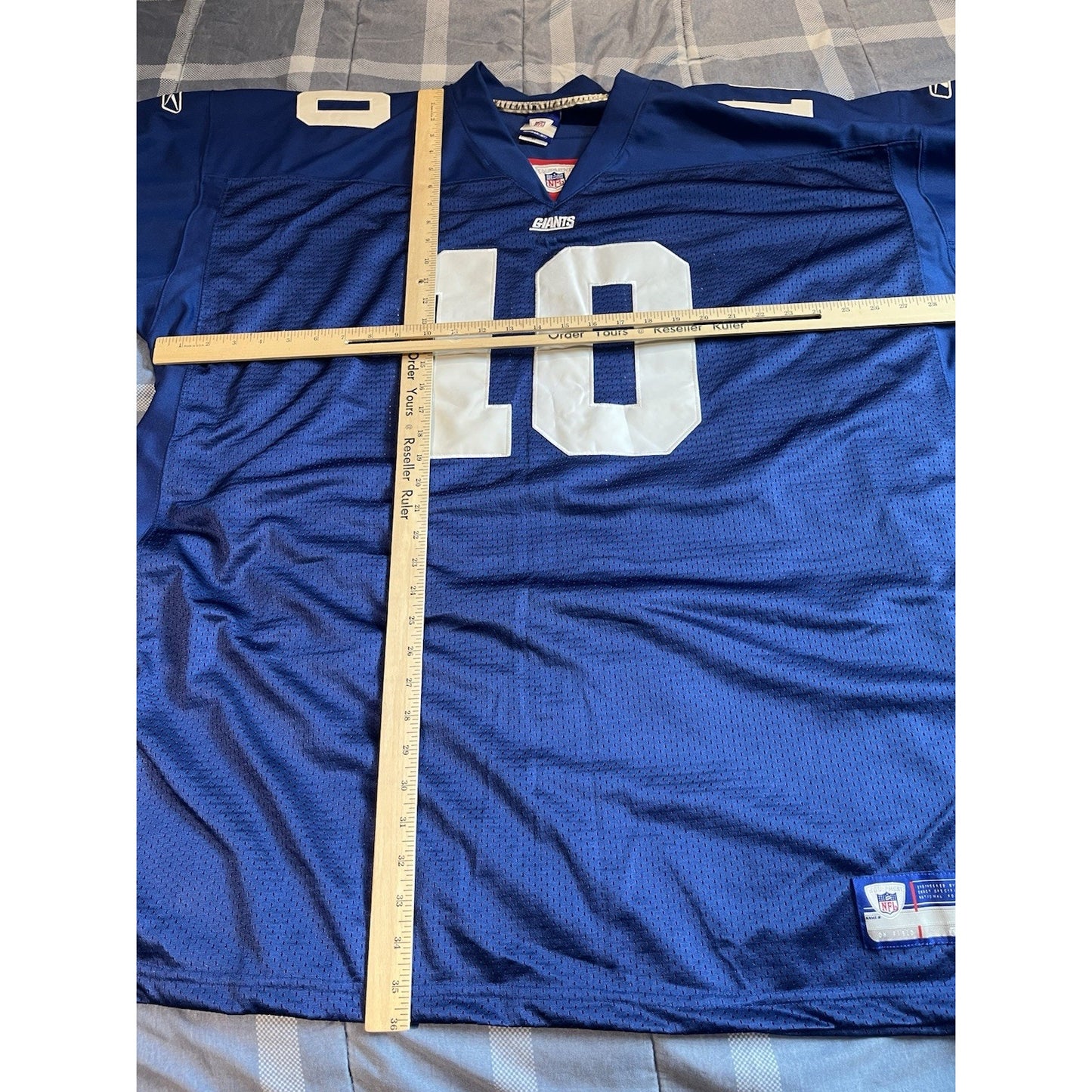 Reebok NFL Men's 3XL/58 New York Giants #10 Eli Manning football jersey