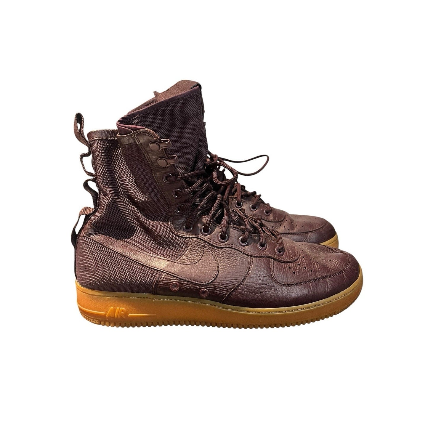 Nike SF Air Force 1 Deep Burgundy Gum 2017 Size 11.5 Sneakers Shoes 864024-600
