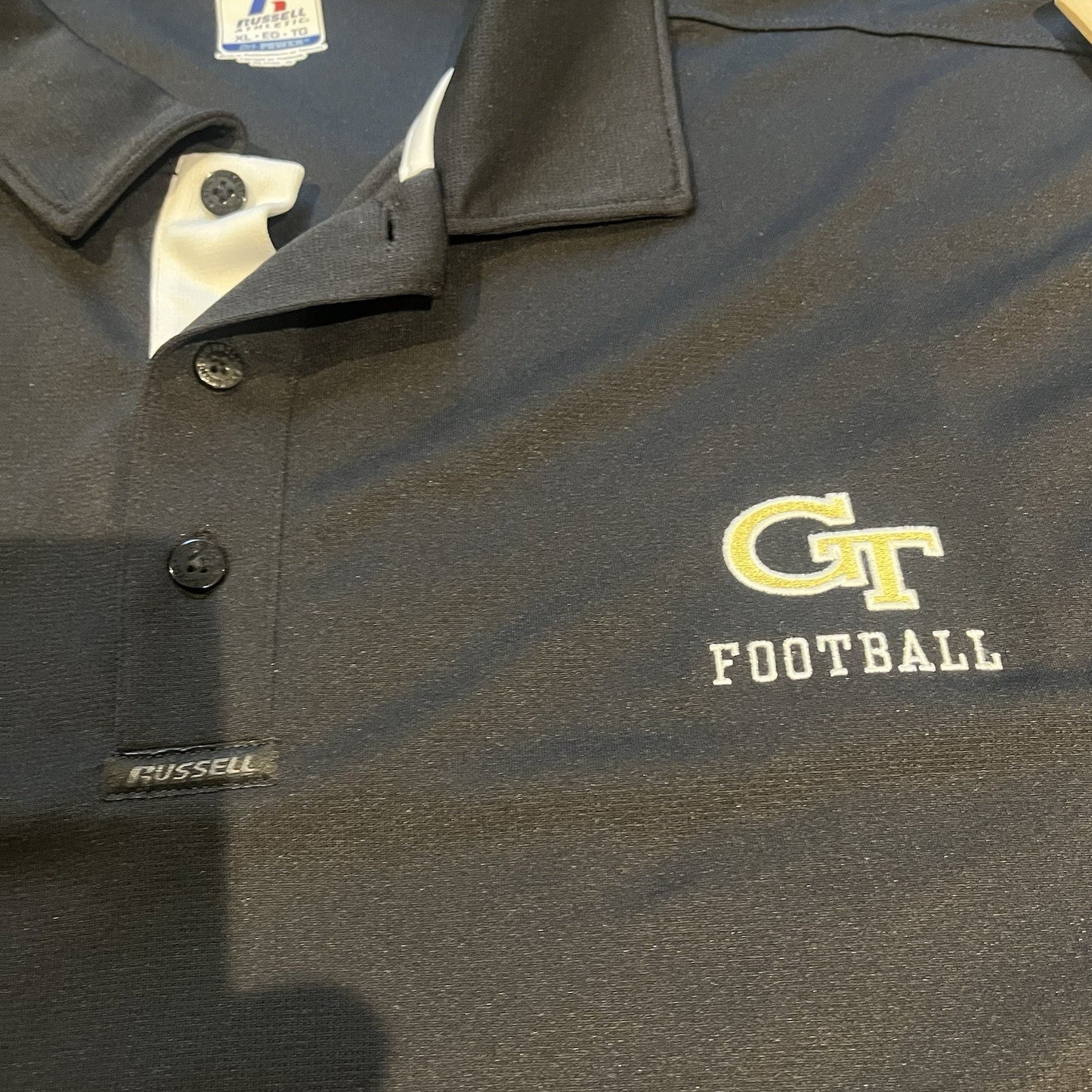 Russel Athletic Dri-Power Men's XL Georgia Tech long sleeve athletic shirt