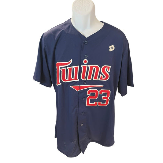 DeMarini Men's M MLB Minnesota Twins #23 Royce Lewis baseball jersey