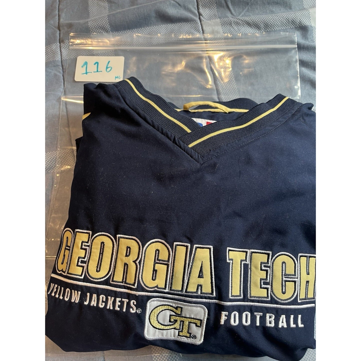 VTG Russell Athletic team issue Men's M Georgia Tech Yellow Jackets windbreaker