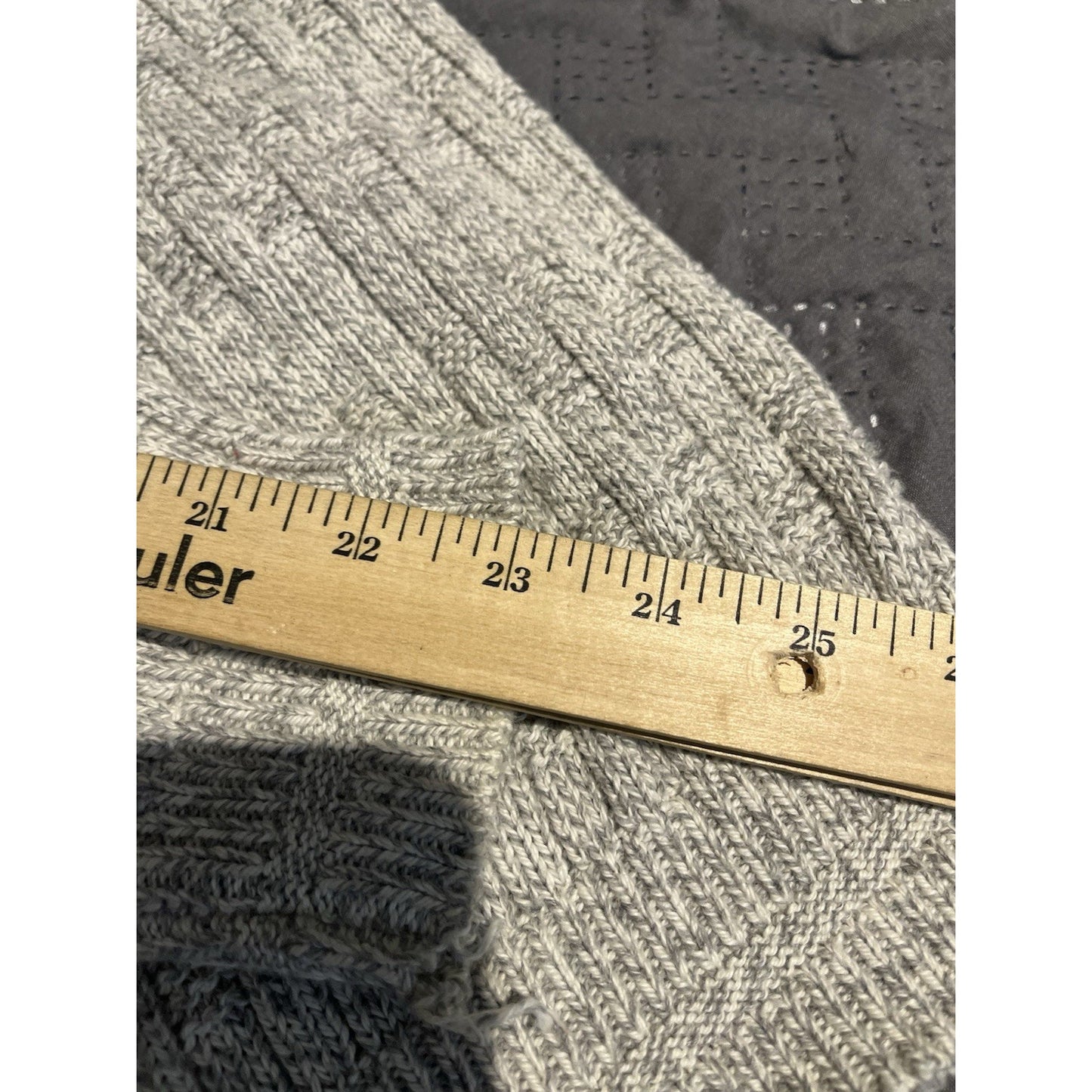 Vtg Peconic Bay Traders Men's M gray long sleeve Sweater made in USA