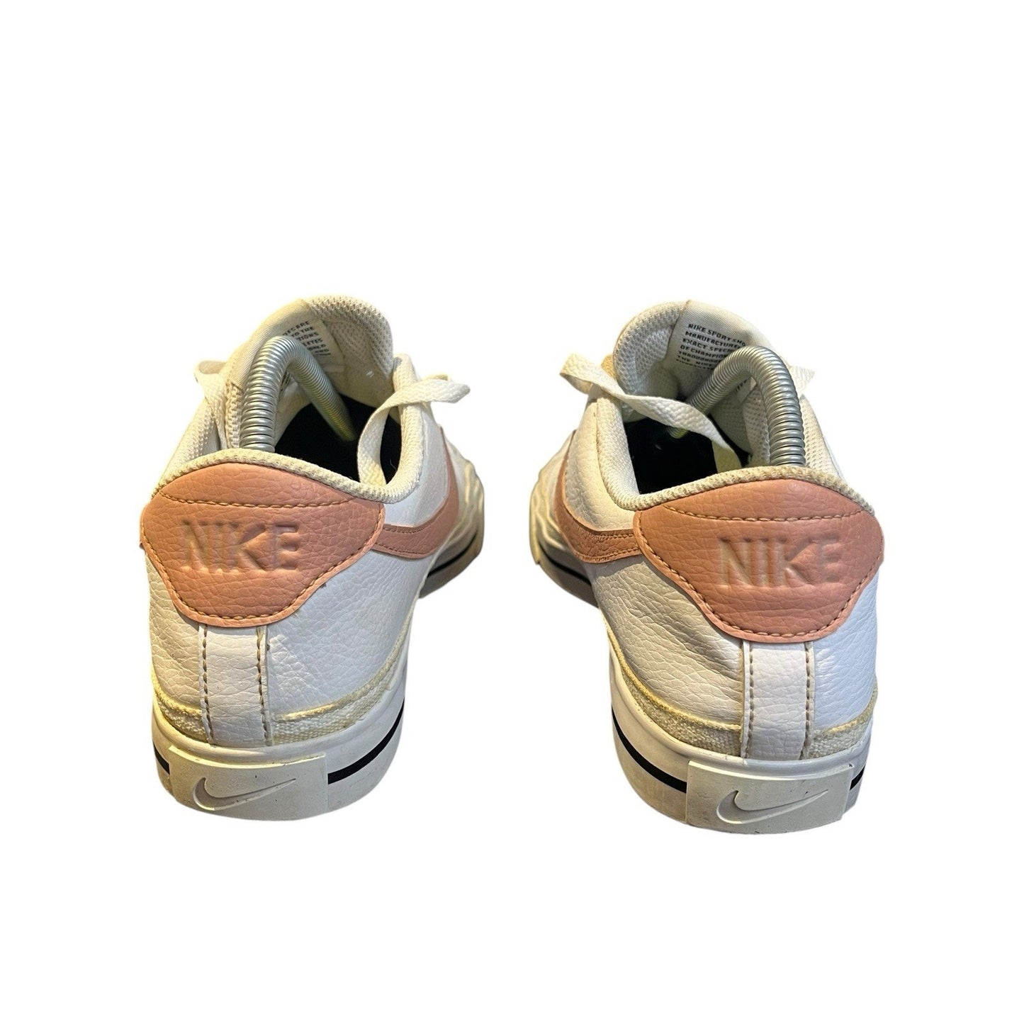 Woman's Nike Court Legacy White Rose Whisper DH3161-103. Size 11