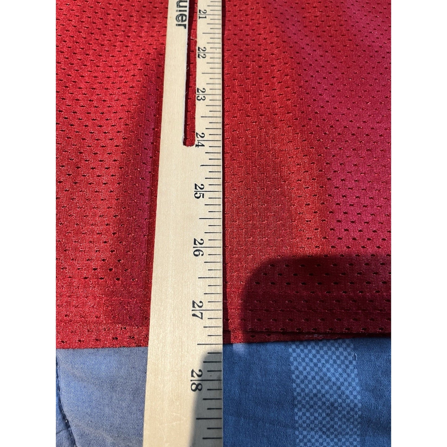 Park Antony Men's S Chicago BlackHawks red mesh team jersey USA made
