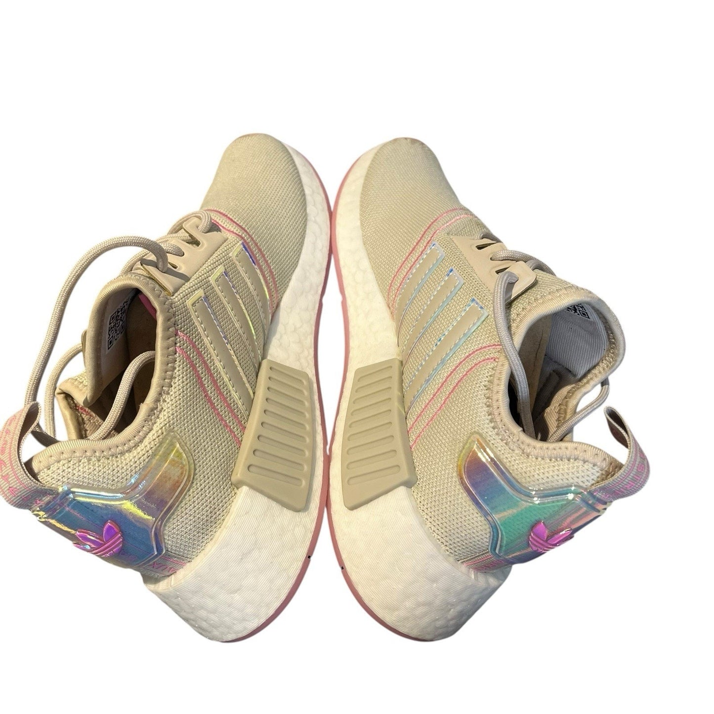 adidas Originals NMD R1 Women's size 6.5 Shoe Gray Bliss Pink White GW9473