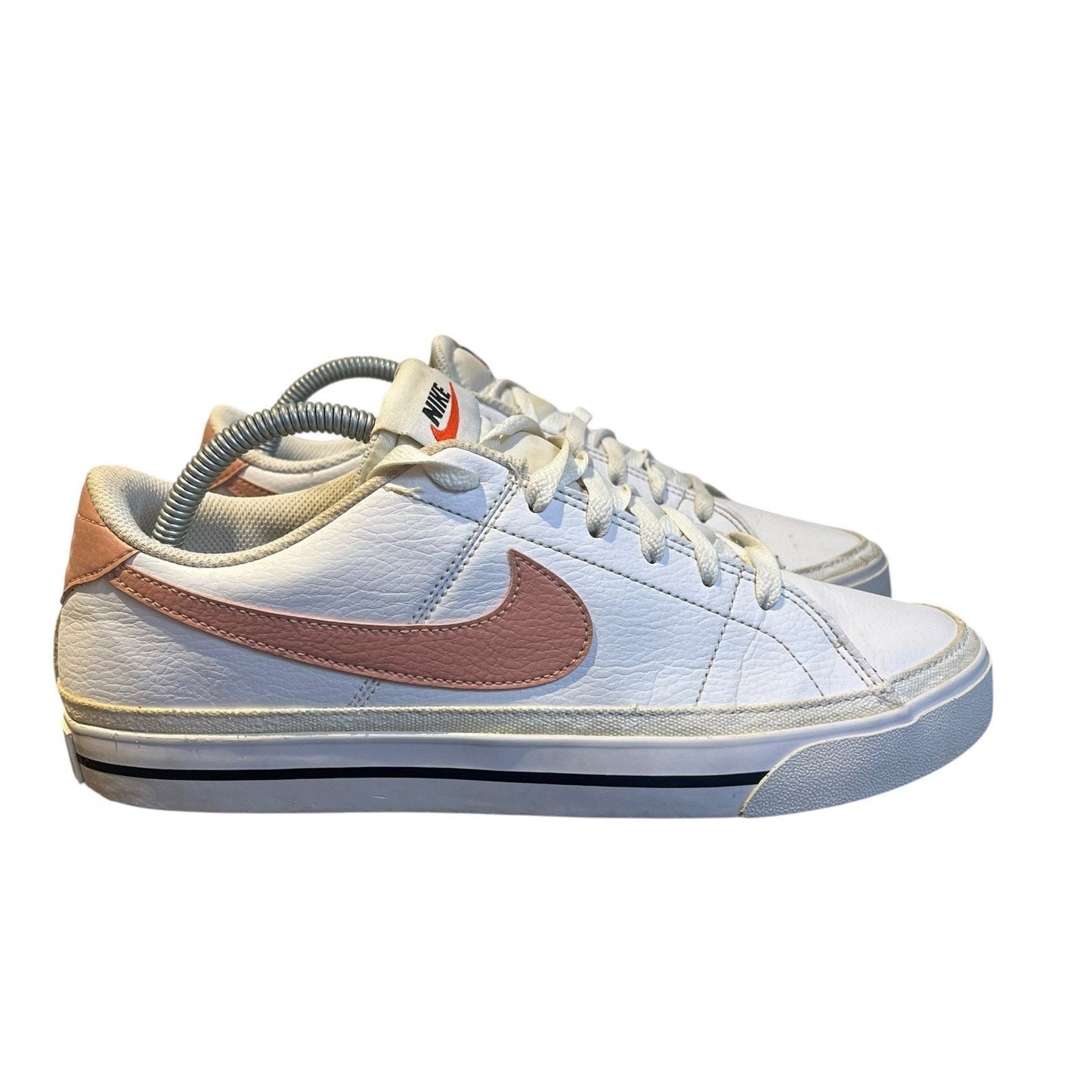 Woman's Nike Court Legacy White Rose Whisper DH3161-103. Size 11