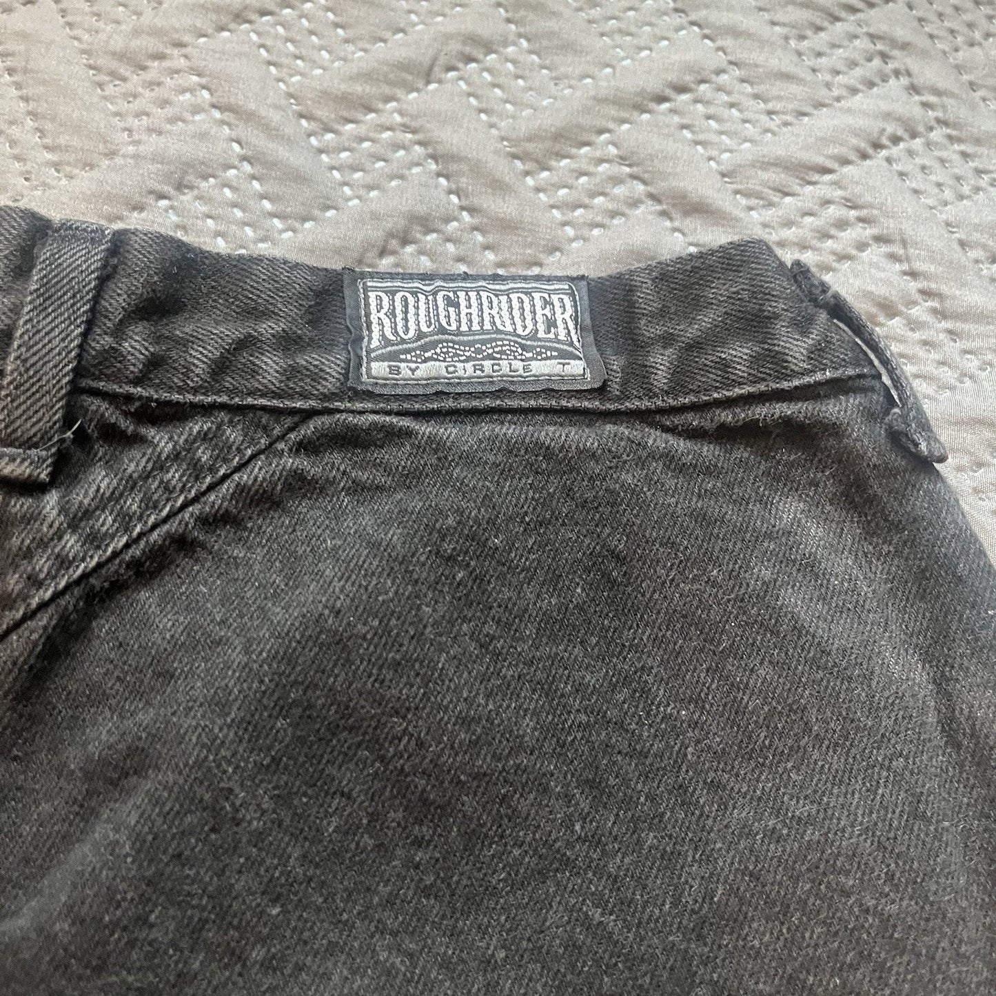Vtg Roughrider By Circle T Women's 13/14 Western High Waist Bareback Jeans