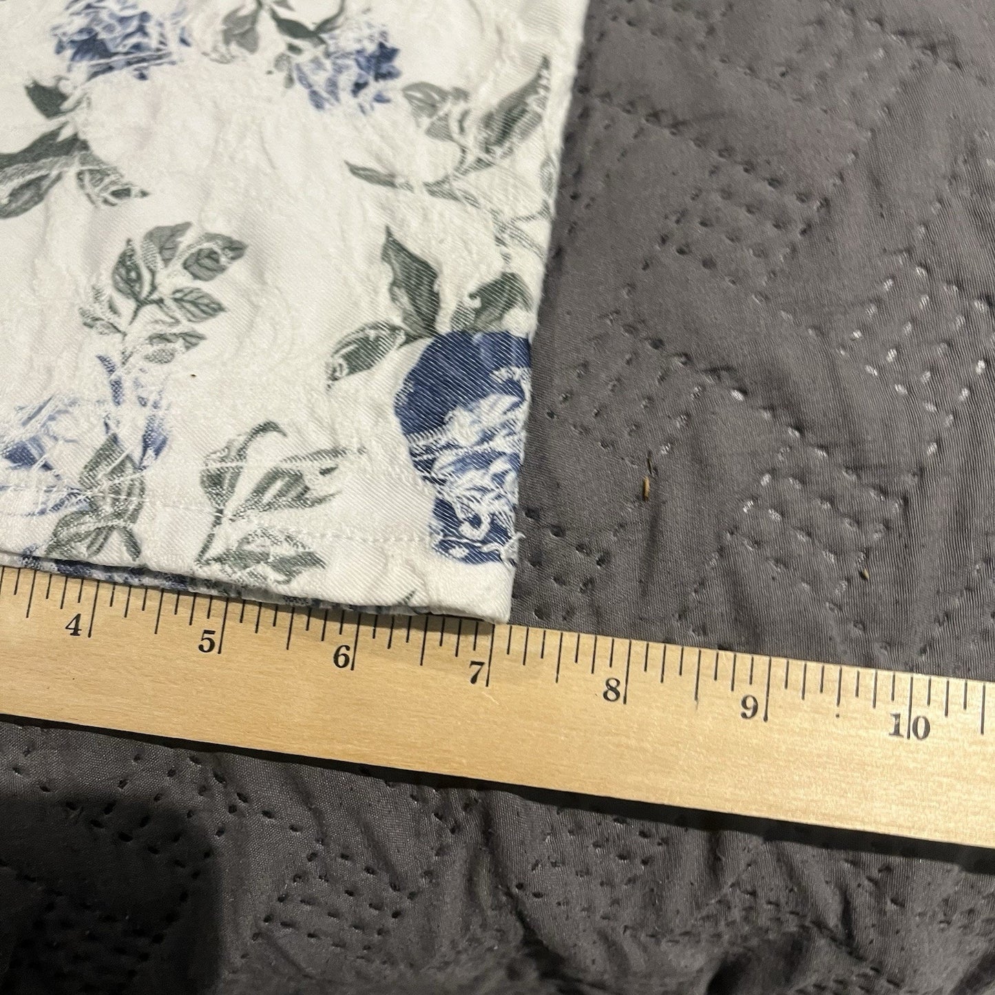 Charter Club Women's 12 denim Jeans Floral all over print Lexington Straight Leg