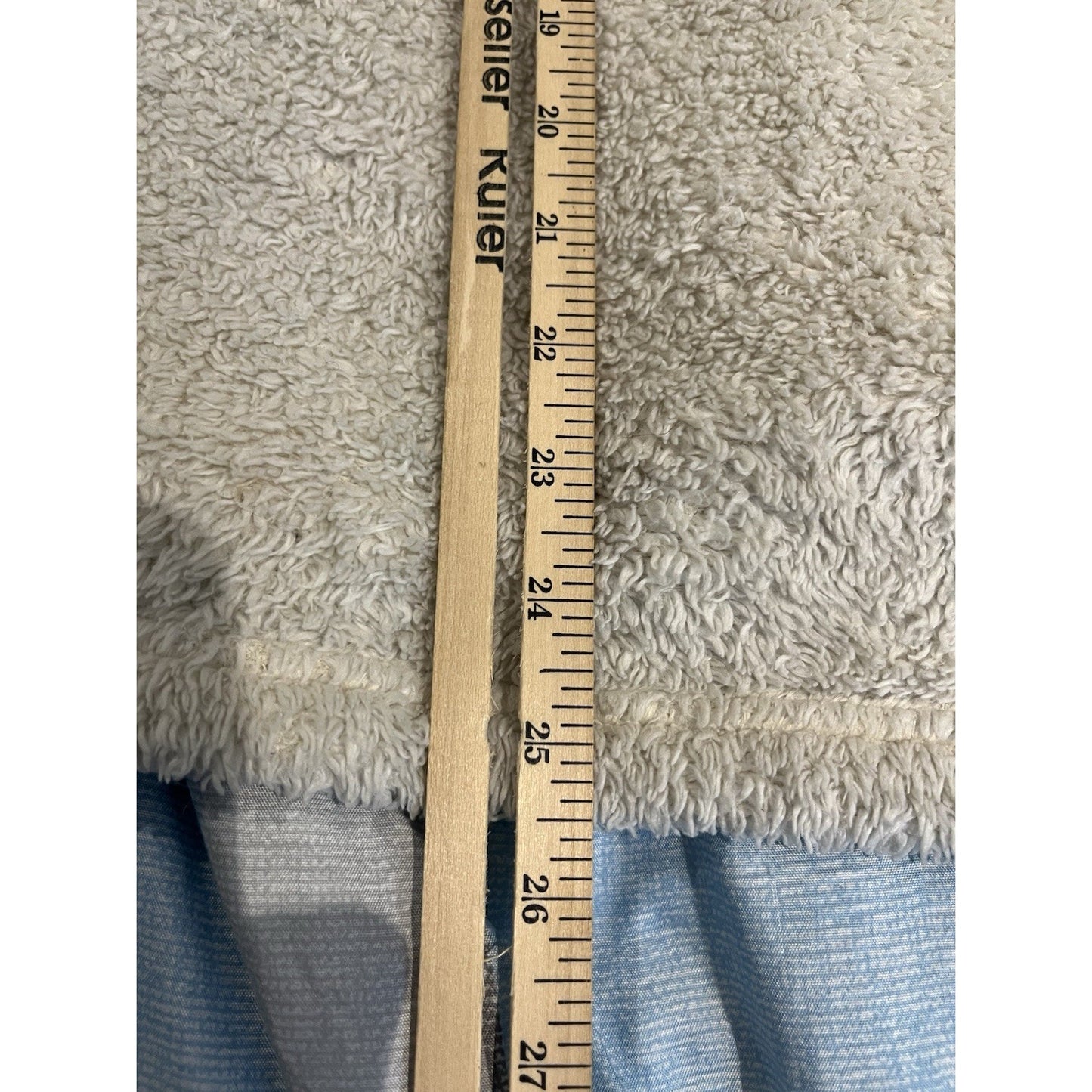 Patagonnia Women's 2XL white Los Gatos 1/4 Ip fleece pullover jacket ivory