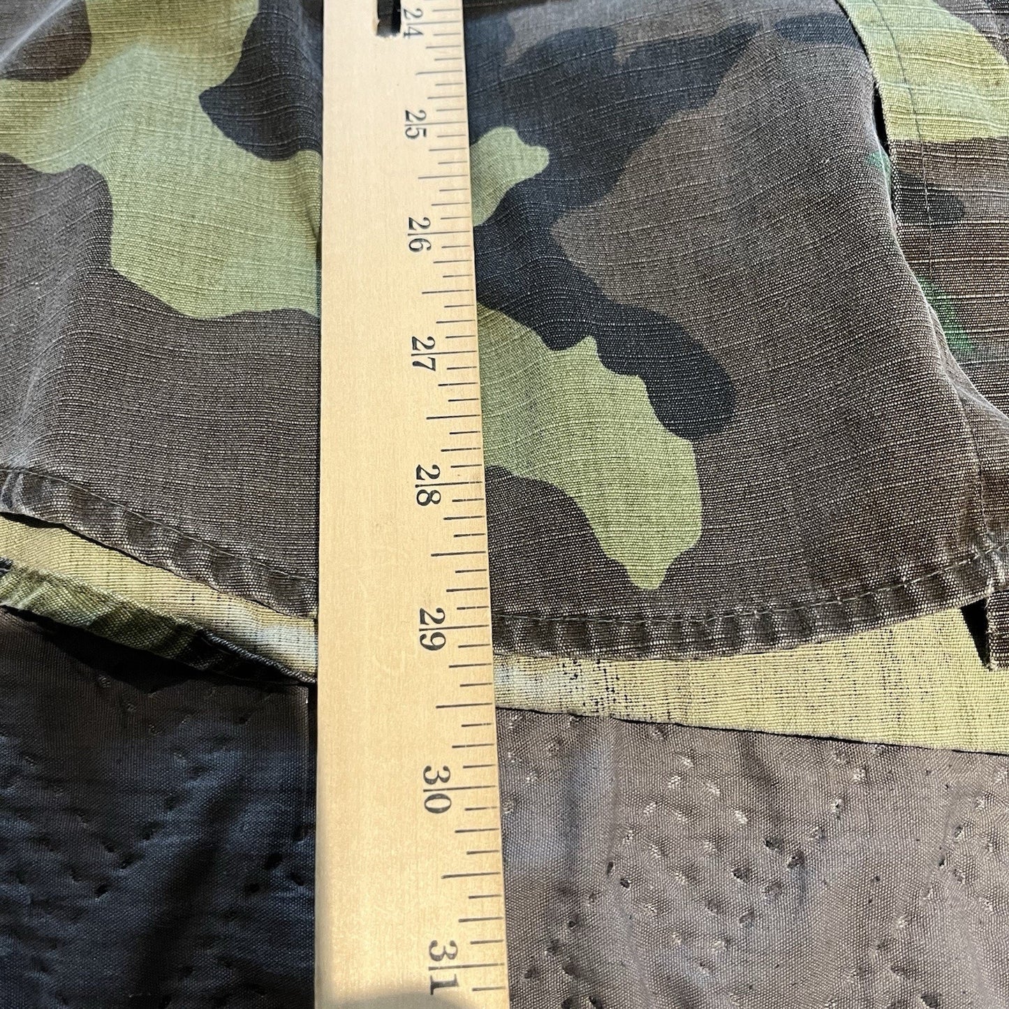 Vtg Rattlers Brand Men's XL Camo army Flannel Button-Up Shirt USA made