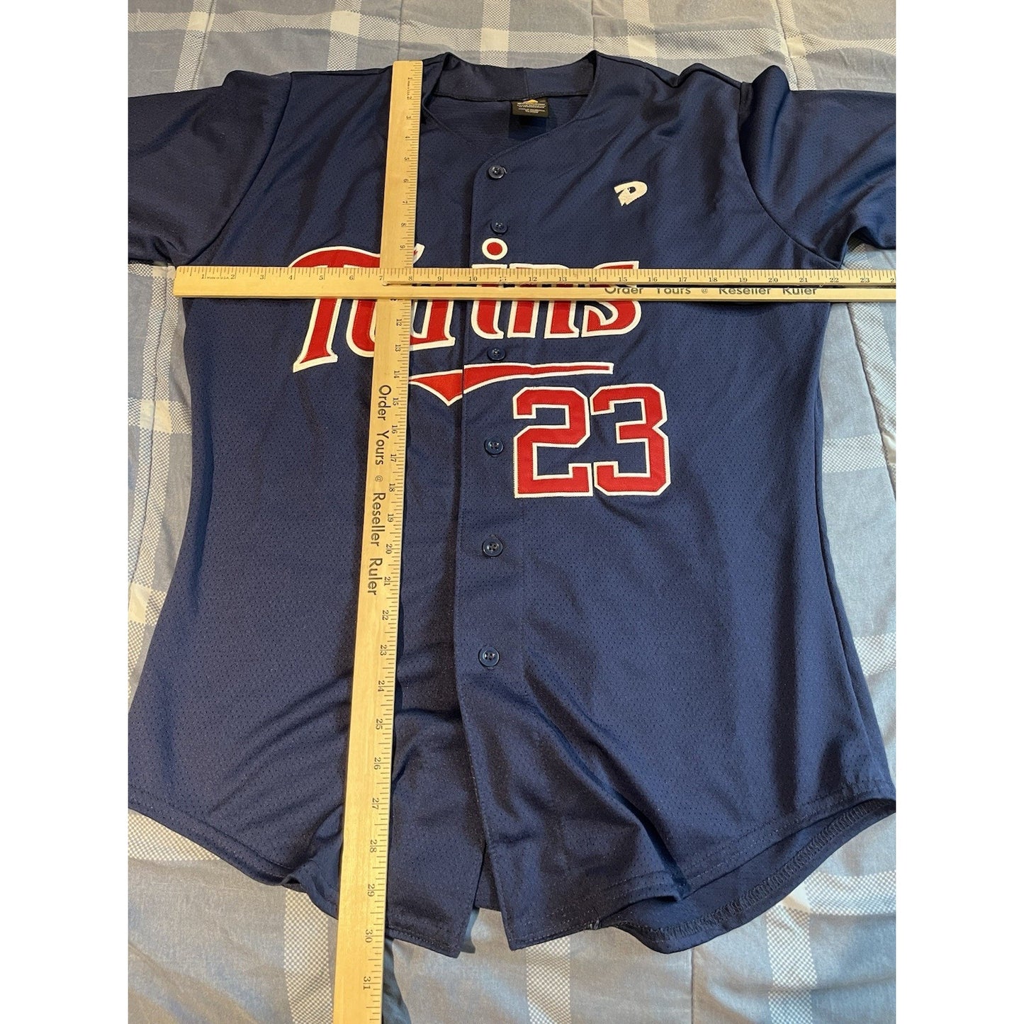 DeMarini Men's M MLB Minnesota Twins #23 Royce Lewis baseball jersey
