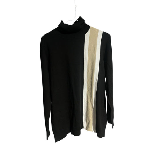 International Concepts Women's 1X silk blend turtleneck long sleeve sweater NWT