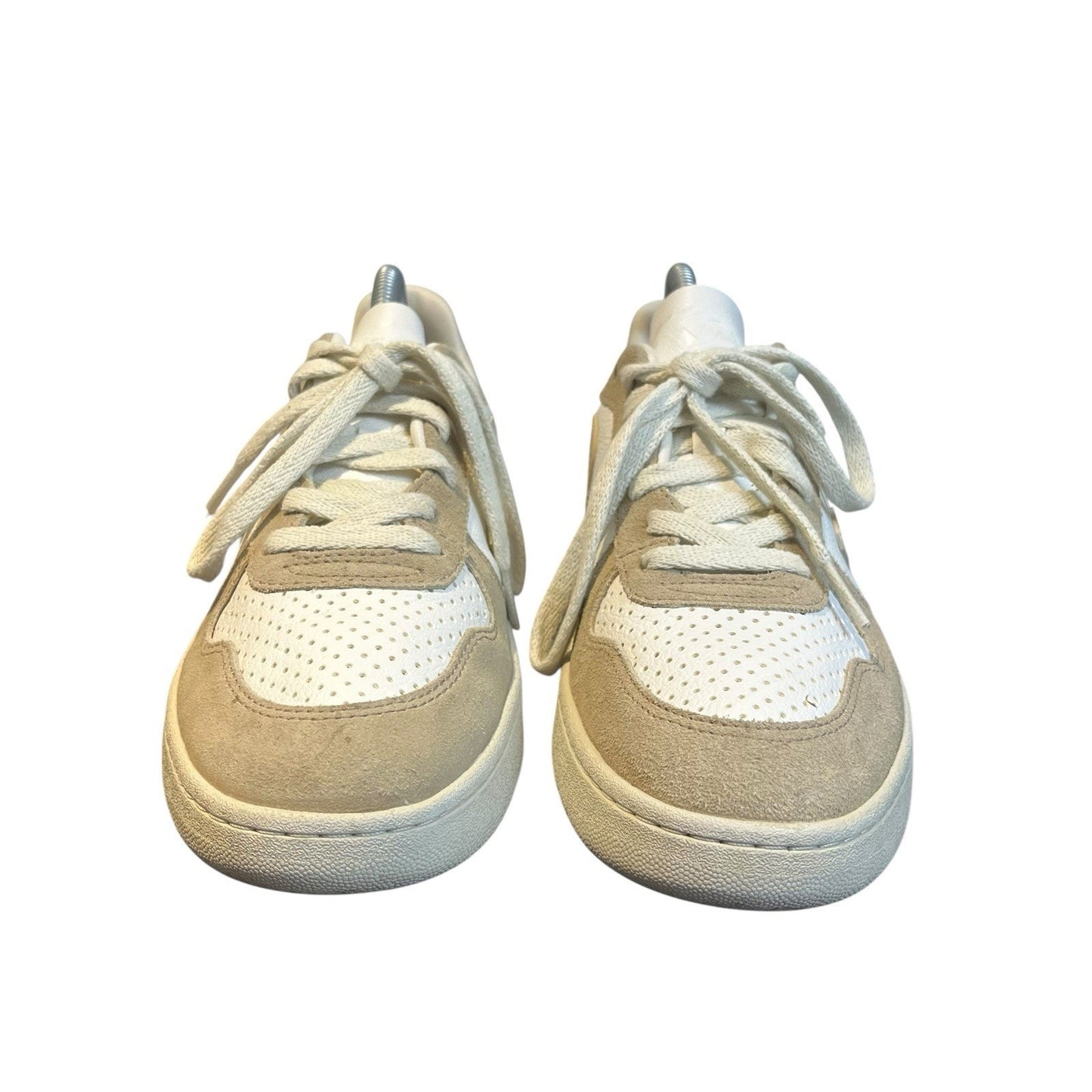 VEJA Men's 9 V-10 Sneaker leather Extra White/Natural/Sahara