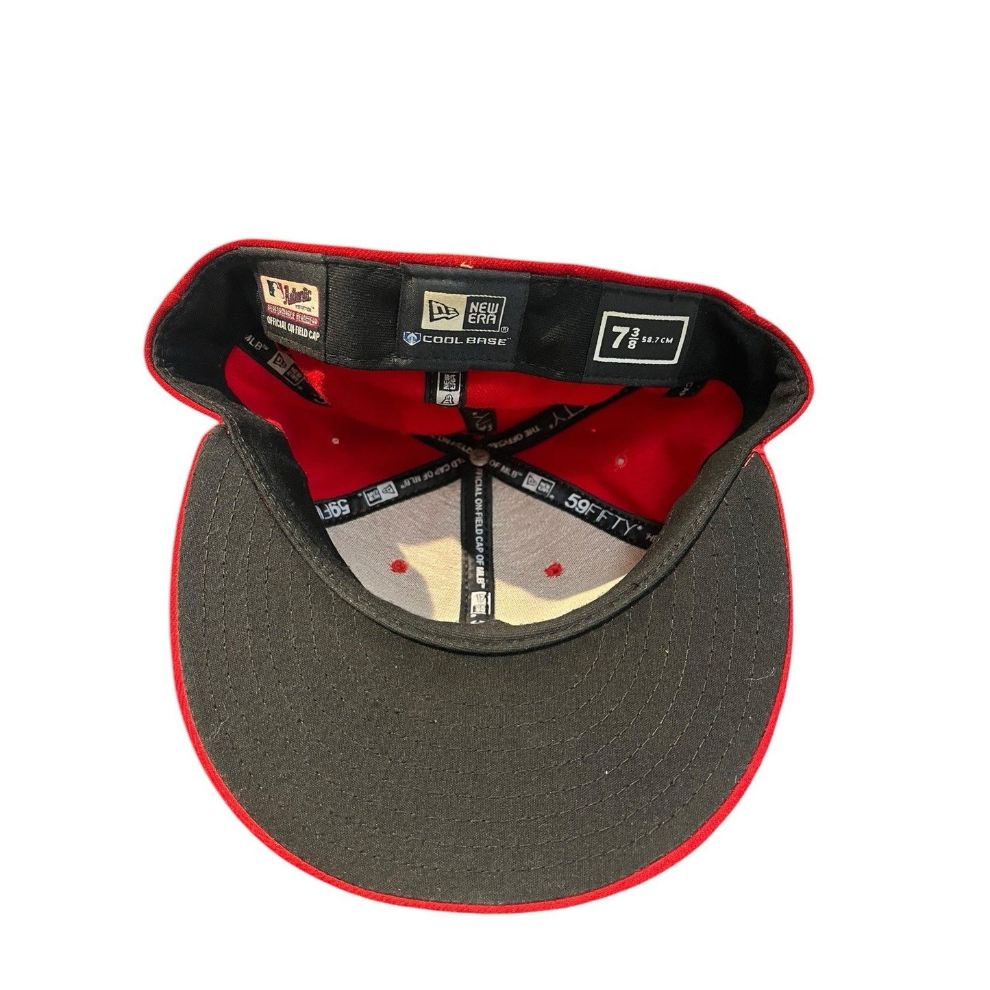 New Era On-field Cool Base 59Fifty 7 3/8 Los Angeles Angels fitted hat USA made