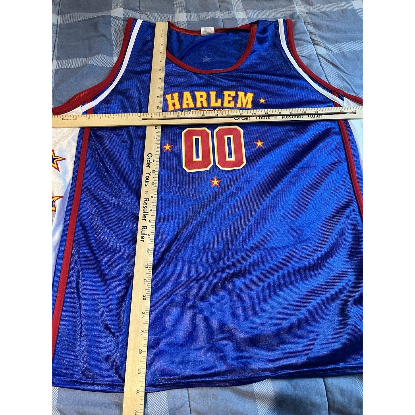 Park Antony men's 2XL Harlem Globetrotters basketball jersey USA made