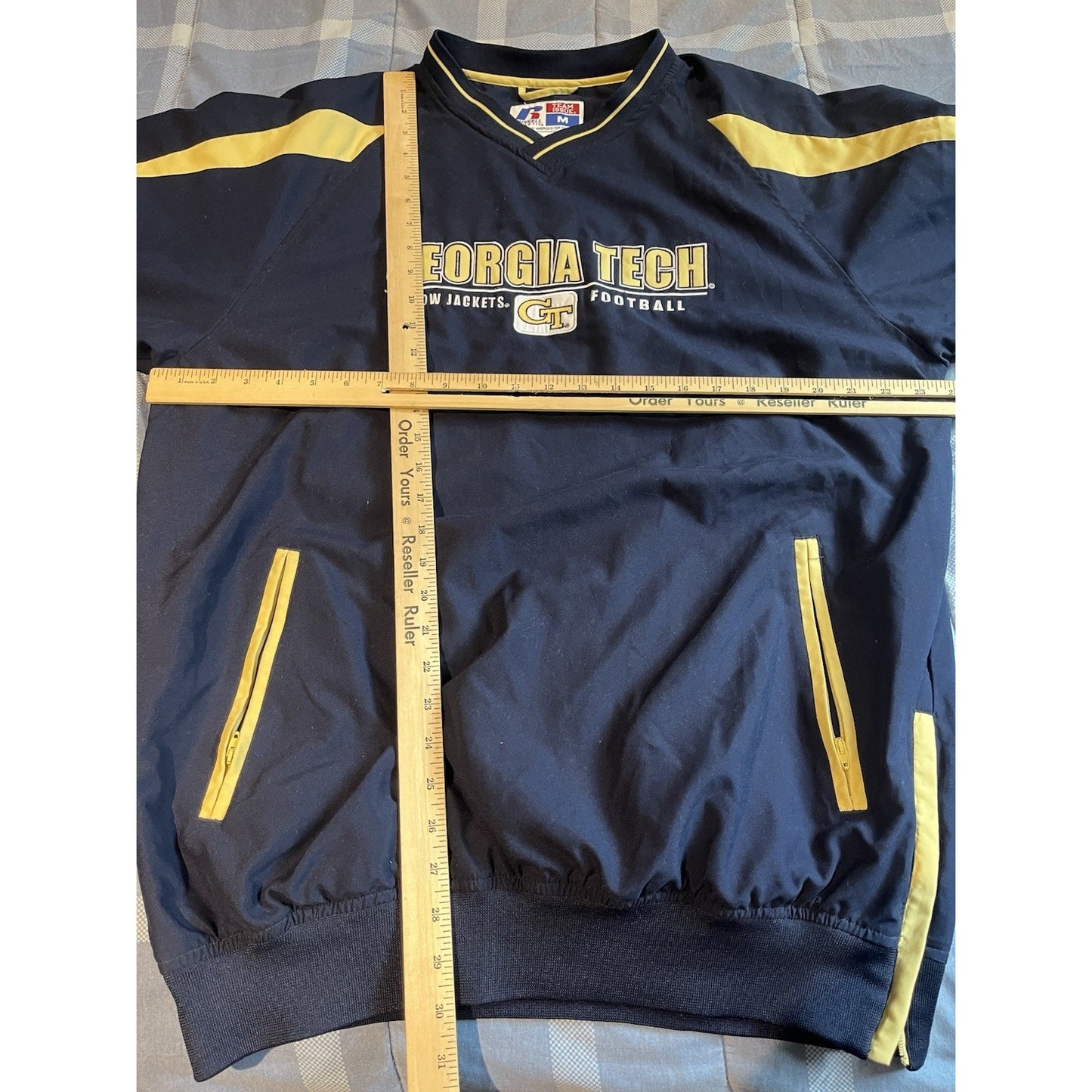 VTG Russell Athletic team issue Men's M Georgia Tech Yellow Jackets windbreaker