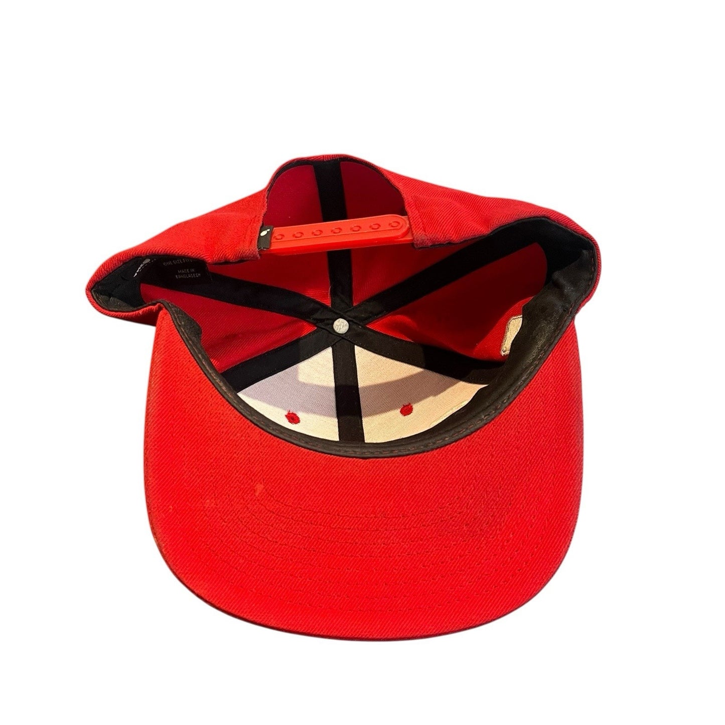 Y2K The Hundreds Los Angeles Script SnapBack Acrylic Wool - Red - Authentic