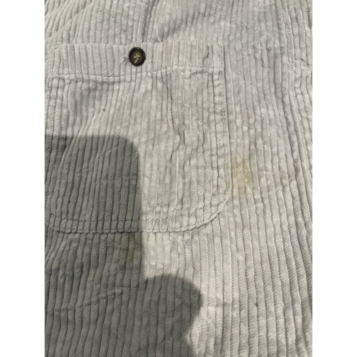 VTG Mickey Unlimited Men's M Corduroy Button Down Long Sleeve Shirt Cotton