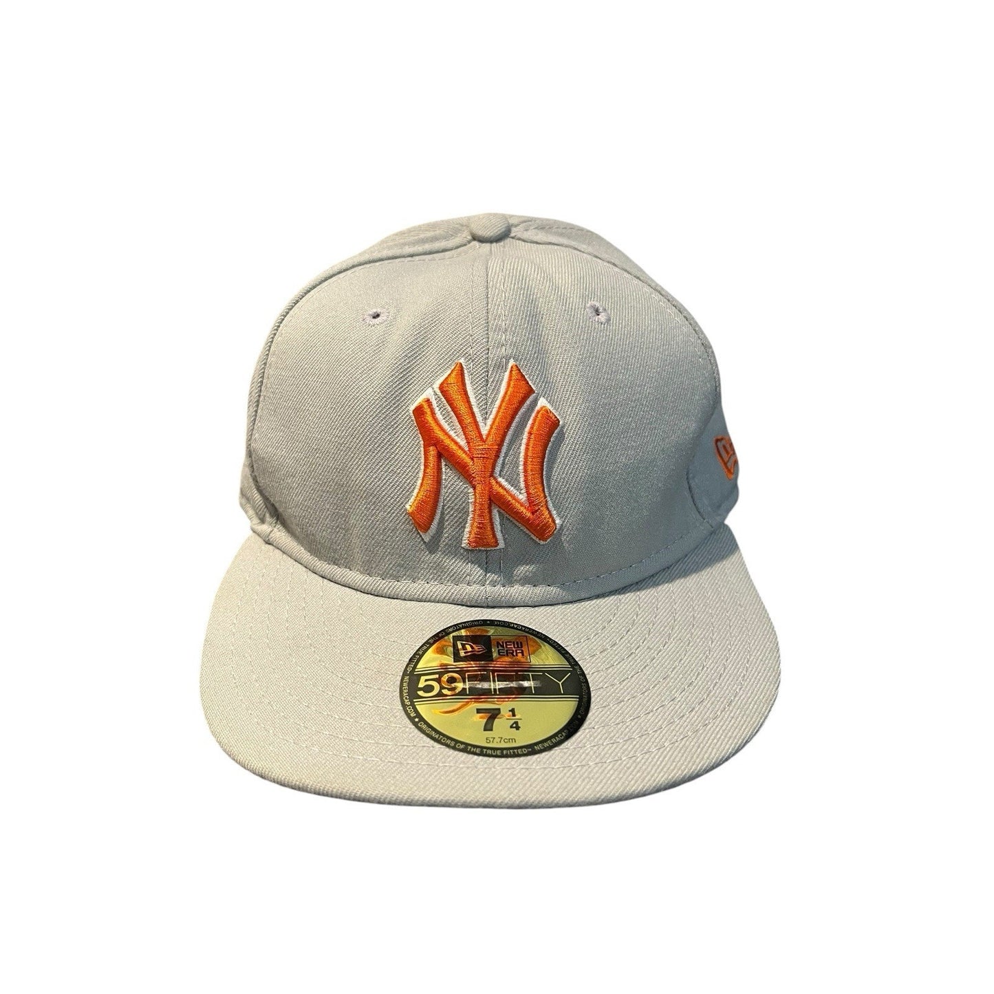 New Era 59Fifty 7 1/4 New york Yankees orange/grey wool blend fitted hat