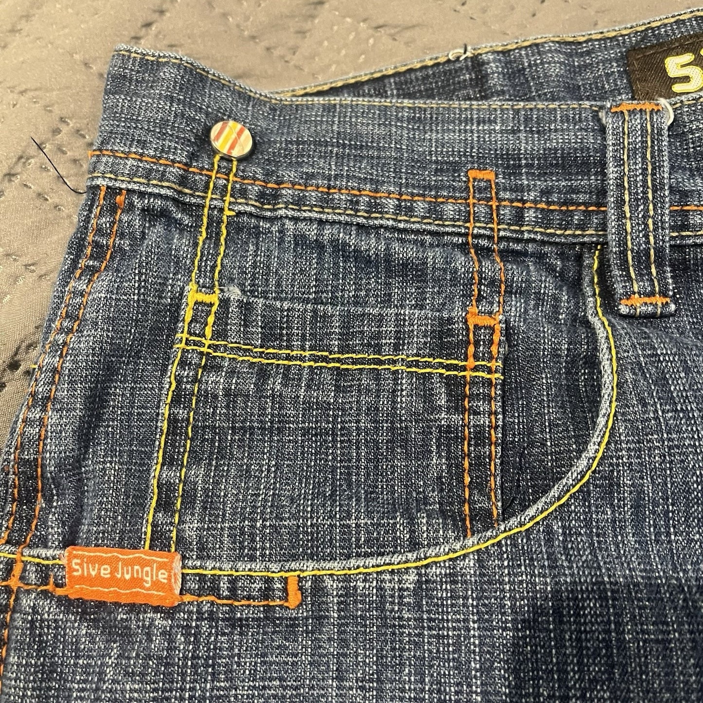 5ive Jungle Co y2k Men's 34 baggy jean's