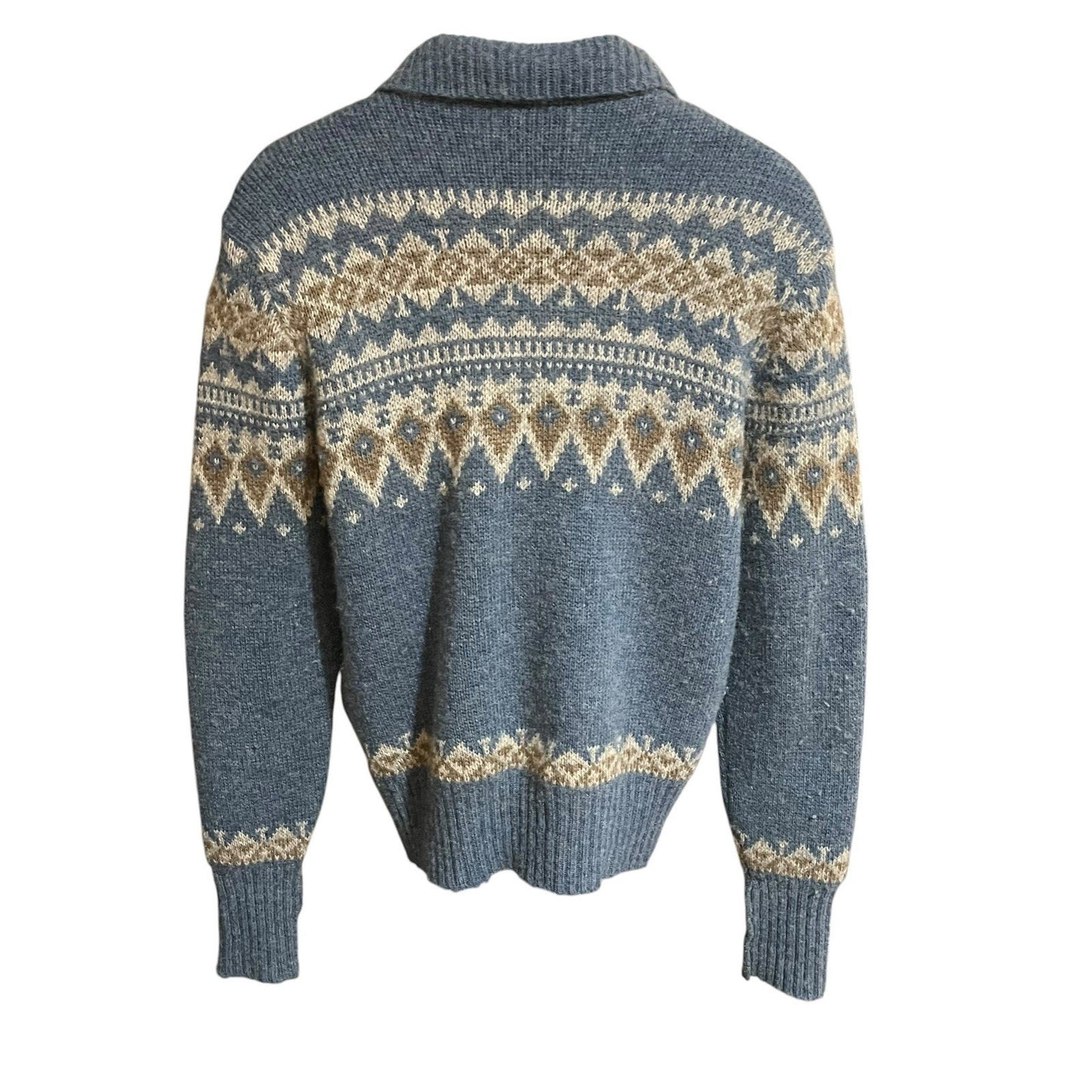 Furst Men's M zip woolblend denmark made scandinavian design full zip sweater