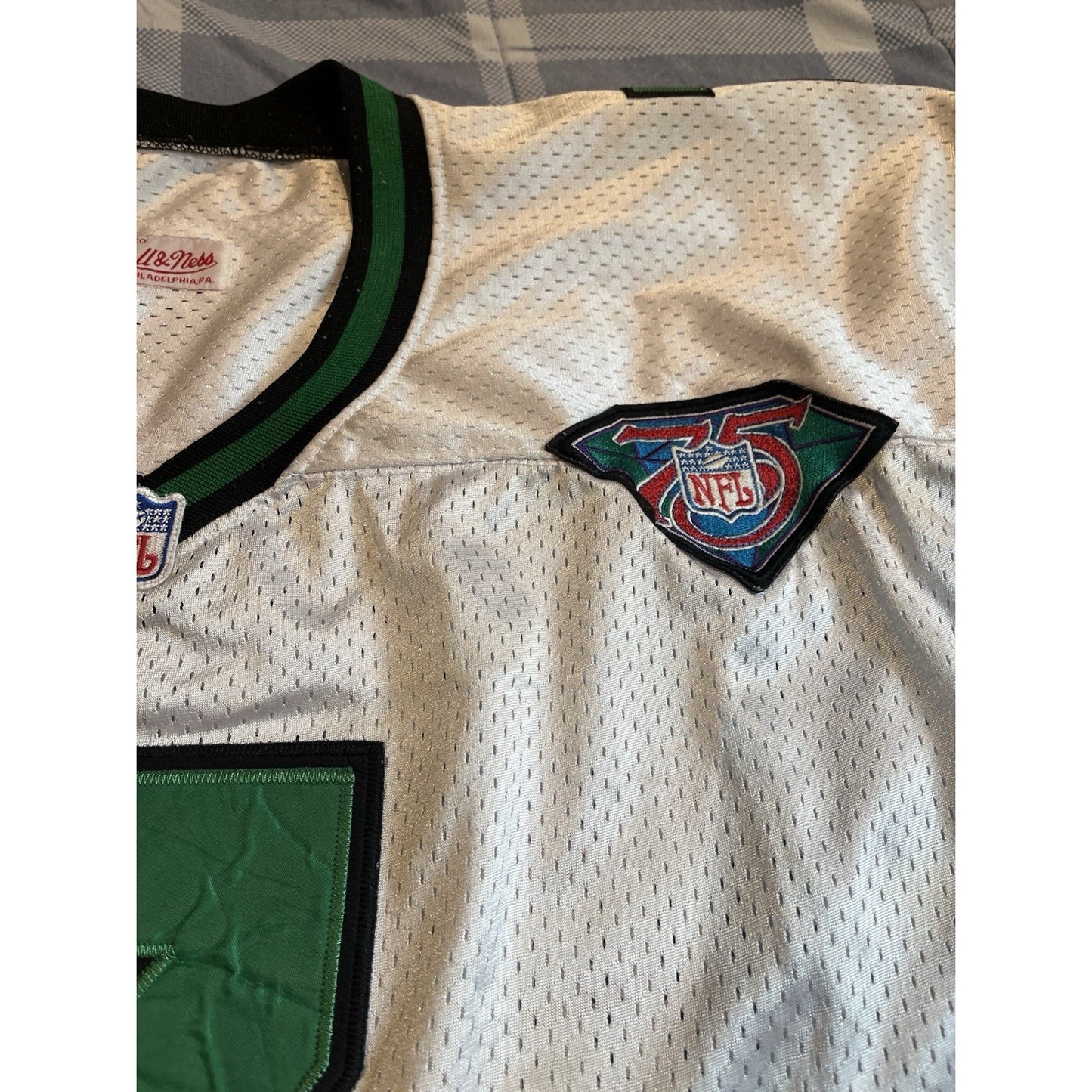 Vtg Mitchell & Ness Men's 3XL NFL #7 Boomer Esiason New York Jets 75 jersey
