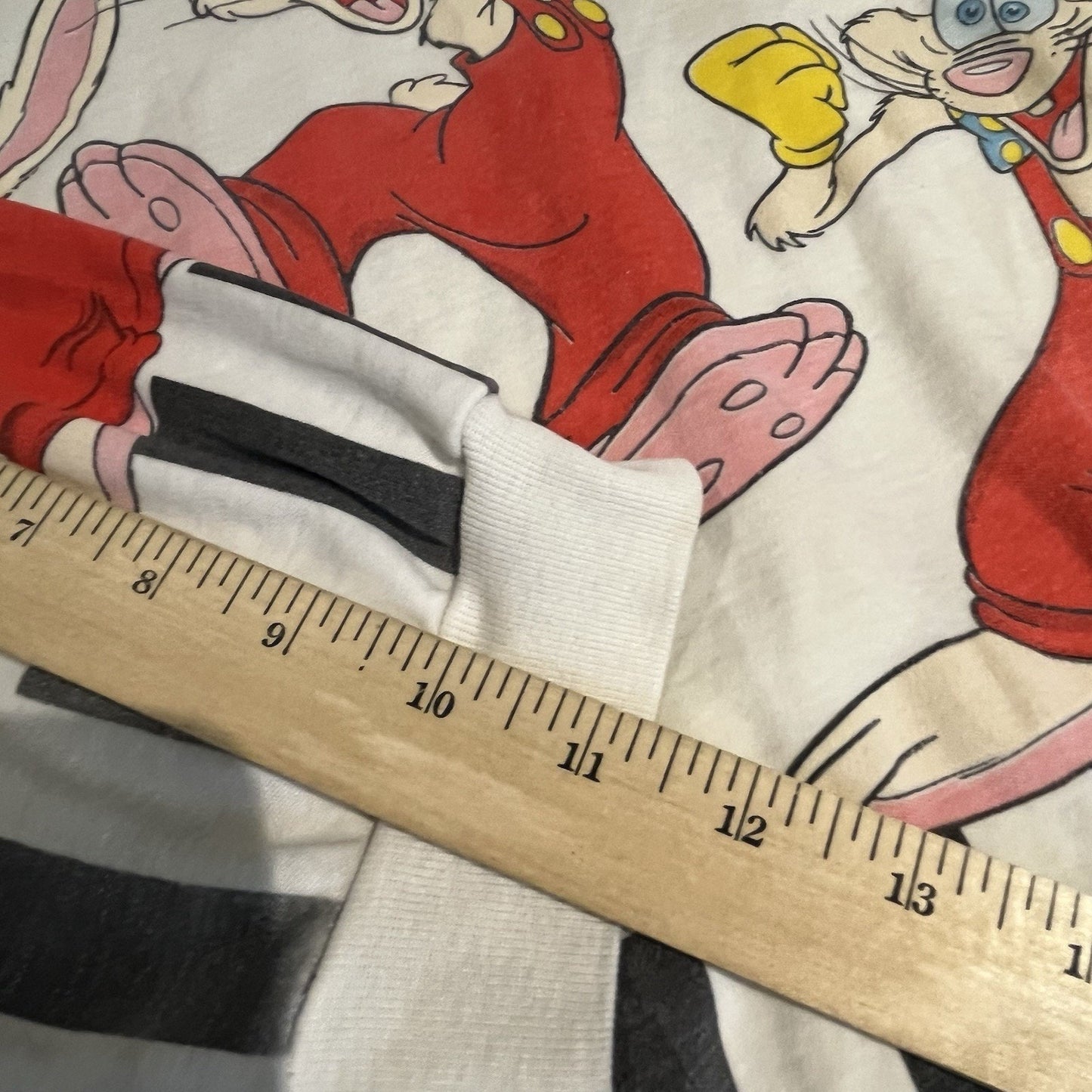 VTG Disney women's L / 42 1987 Rodger Rabbit long sleeve shirt made in USA