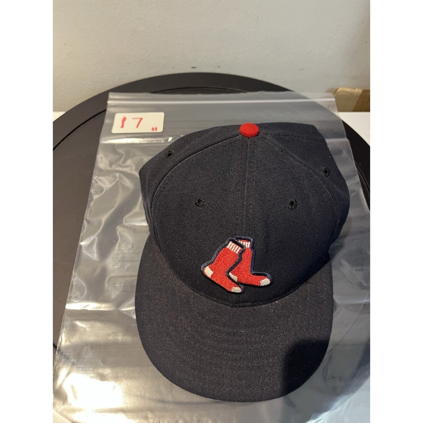 New Era On-Field 59Fifty 7 1/8 Boston Red Sox fitted hat USA made